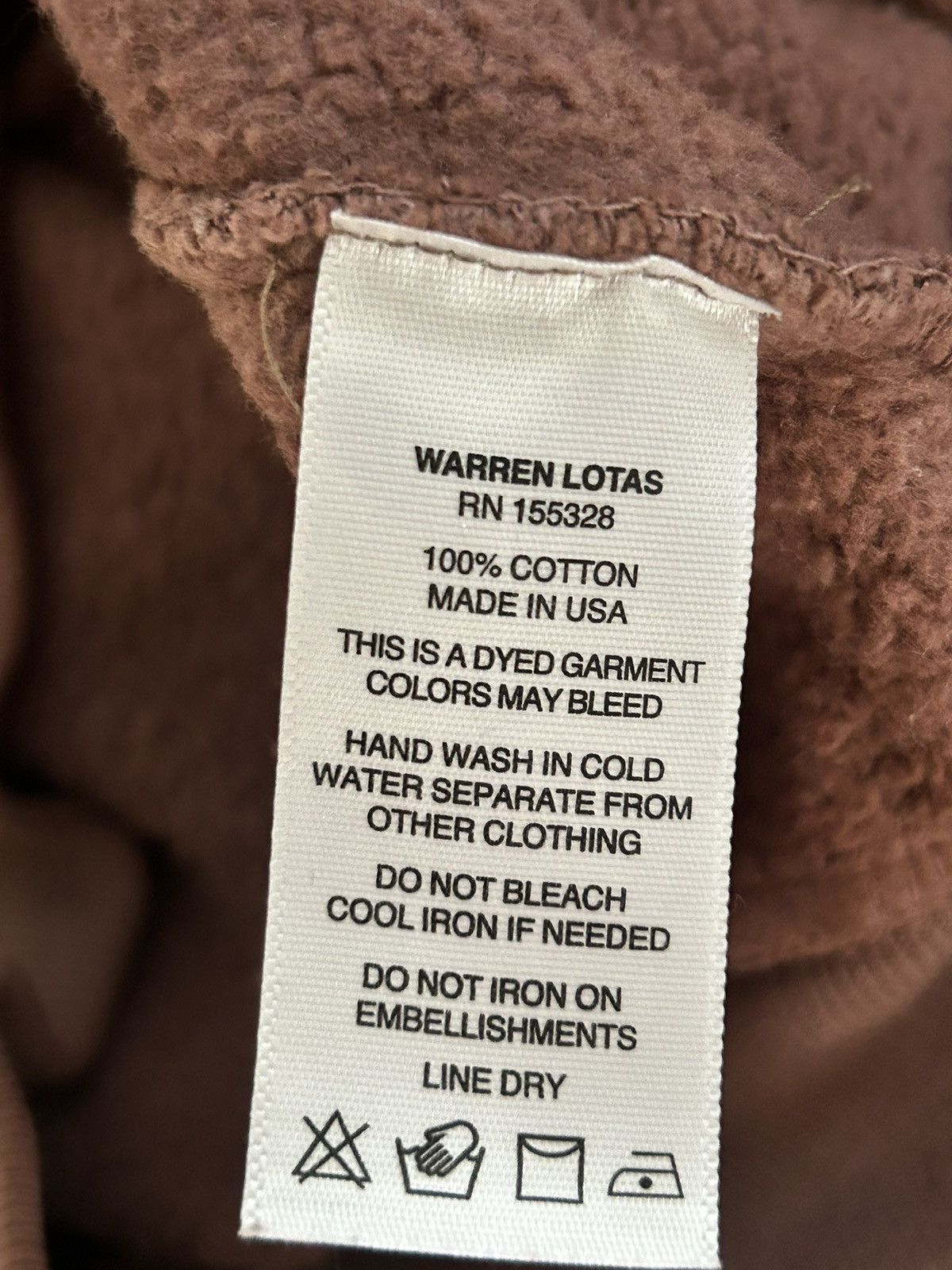 Warren Lotas Coffee in the Morning Alt Ombre Hoodie - M Size US M / EU 48-50 / 2 - 7 Thumbnail