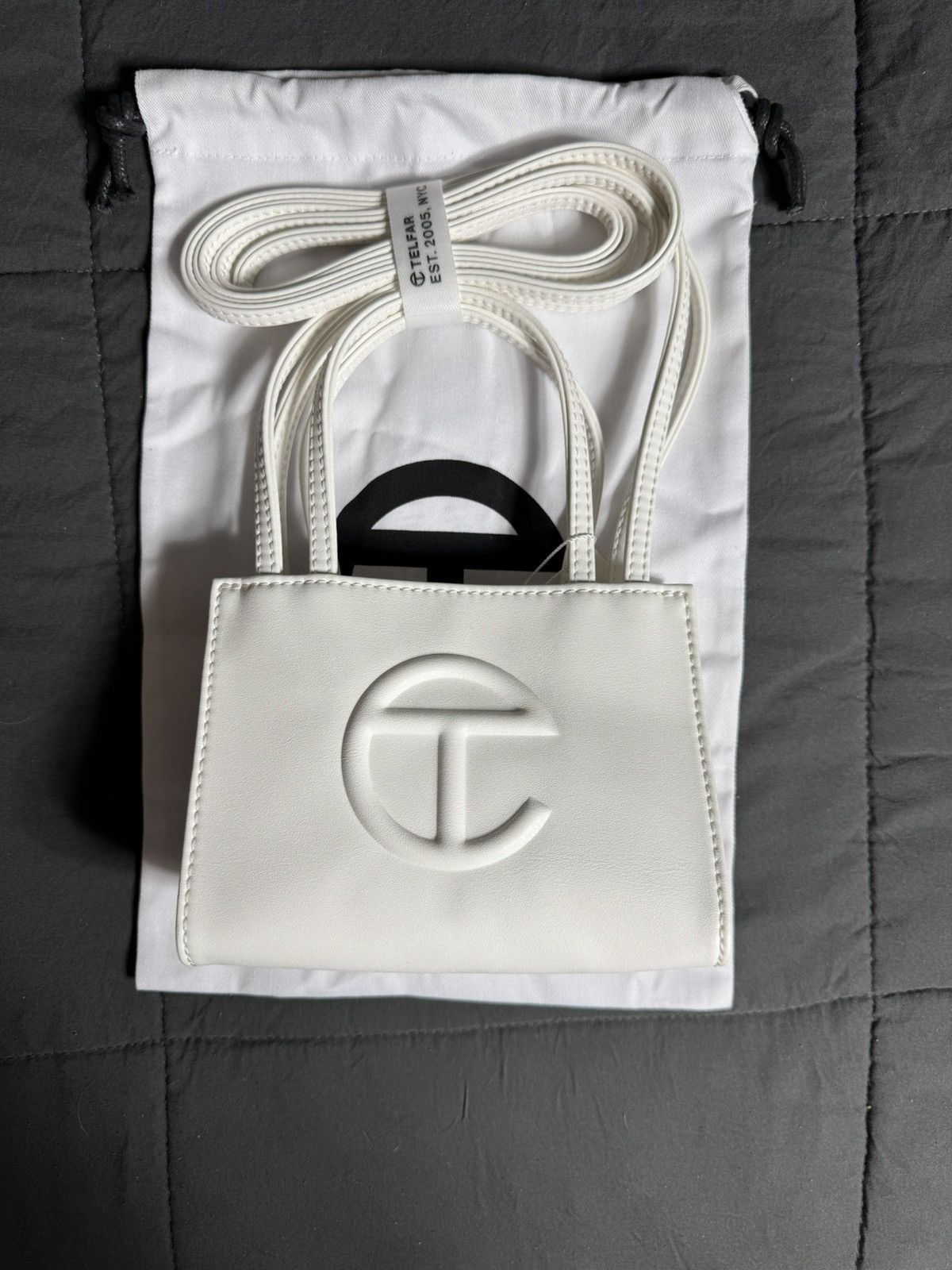 Telfar Telfar Small White Shopping Bag Size ONE SIZE - 2 Thumbnail