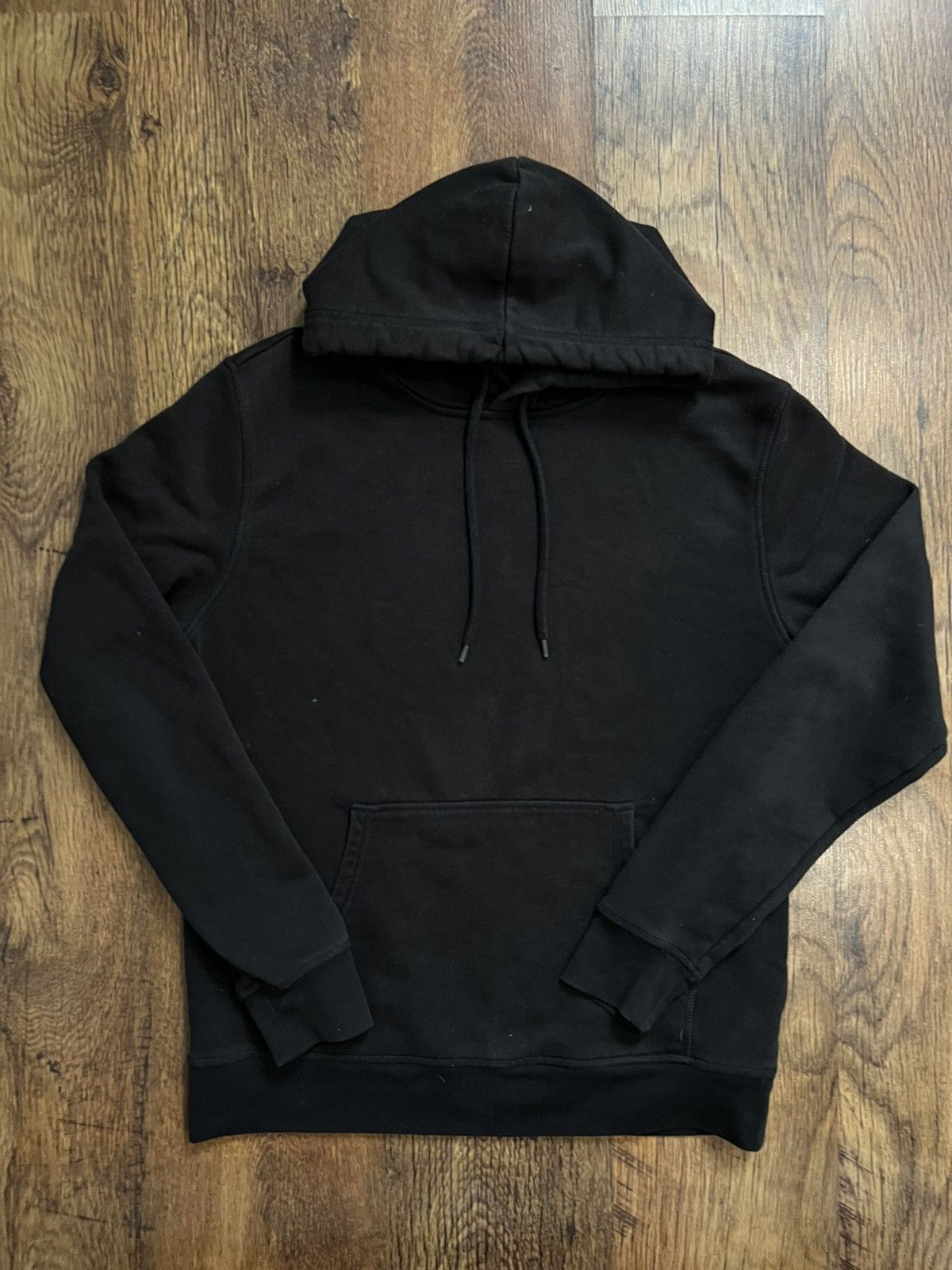Vintage Vintage hoodie black blank 90s y2k sweatshirt Size US M / EU 48-50 / 2 - 6 Thumbnail