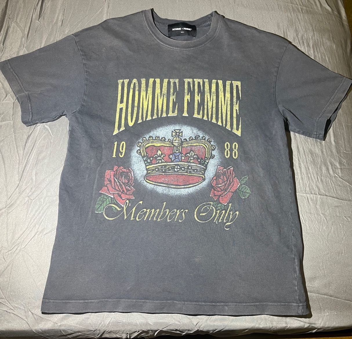 Homme + Femme La Men’s Homme + Femme members only tee Size US S / EU 44-46 / 1 - 1 Thumbnail