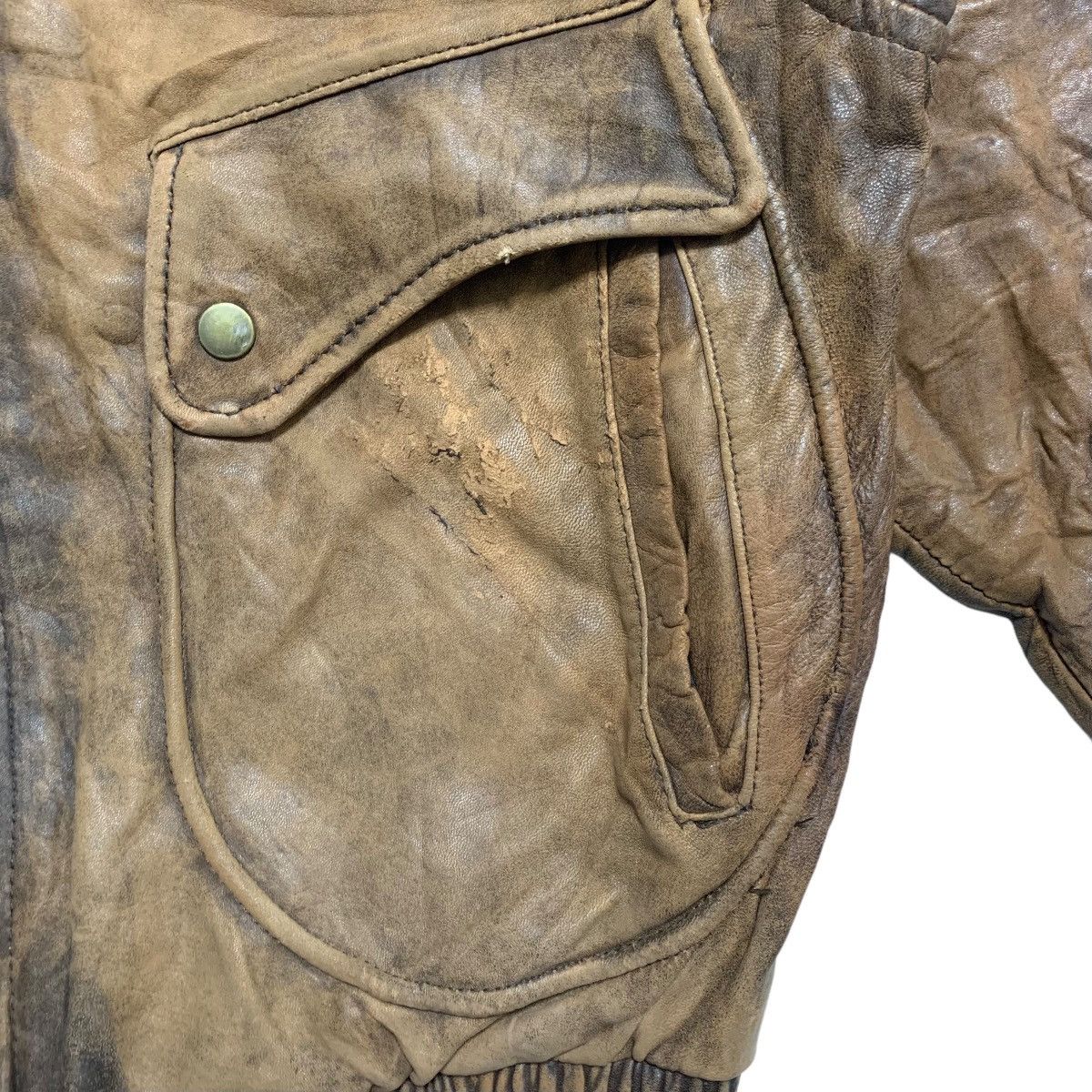 Other Vintage Surplus Flight Leather Jacket Size US M / EU 48-50 / 2 - 5 Thumbnail