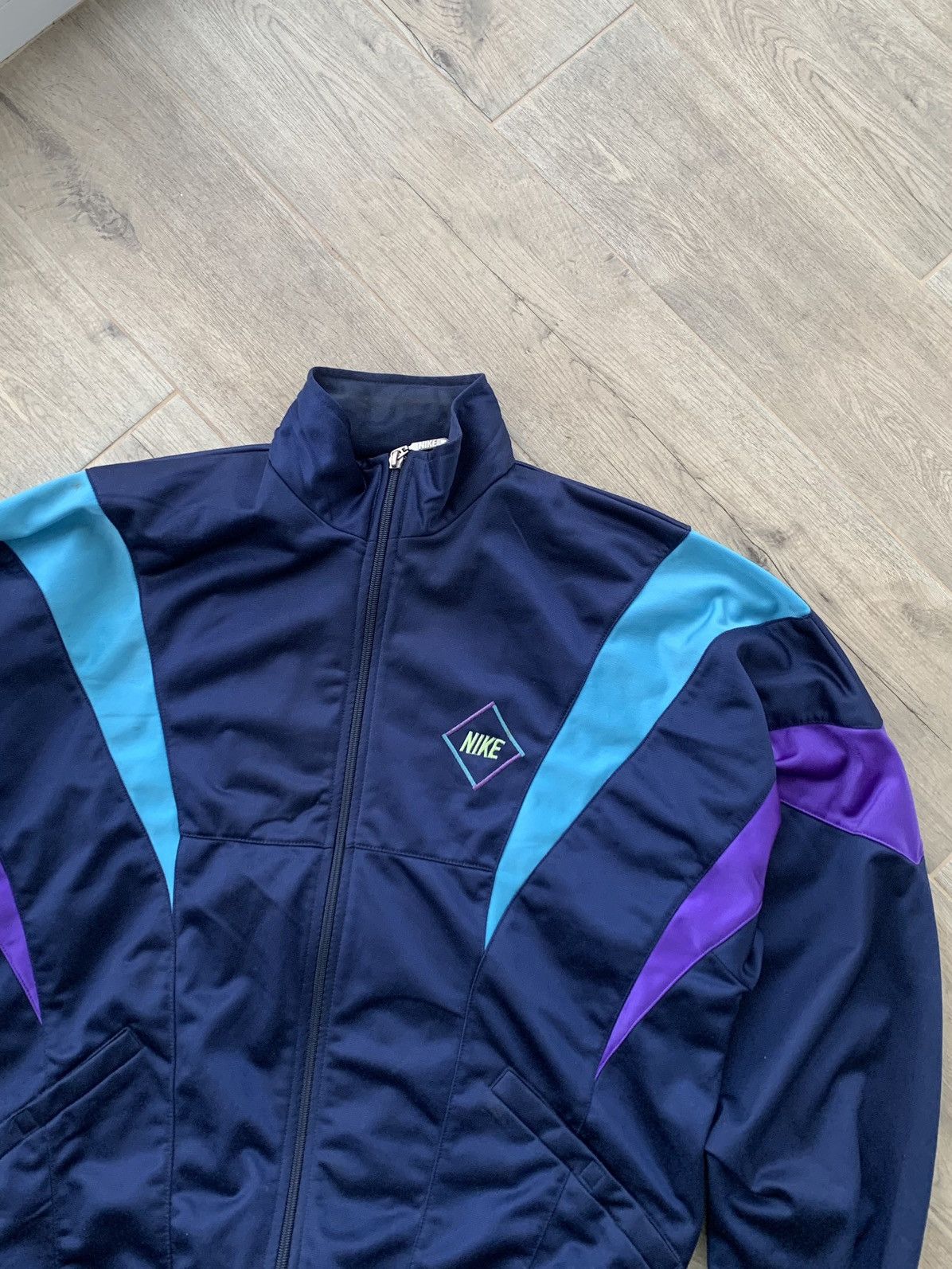 Nike × Vintage 🔥 VINTAGE NIKE 90s ZIP Up Size US S / EU 44-46 / 1 - 7 Thumbnail