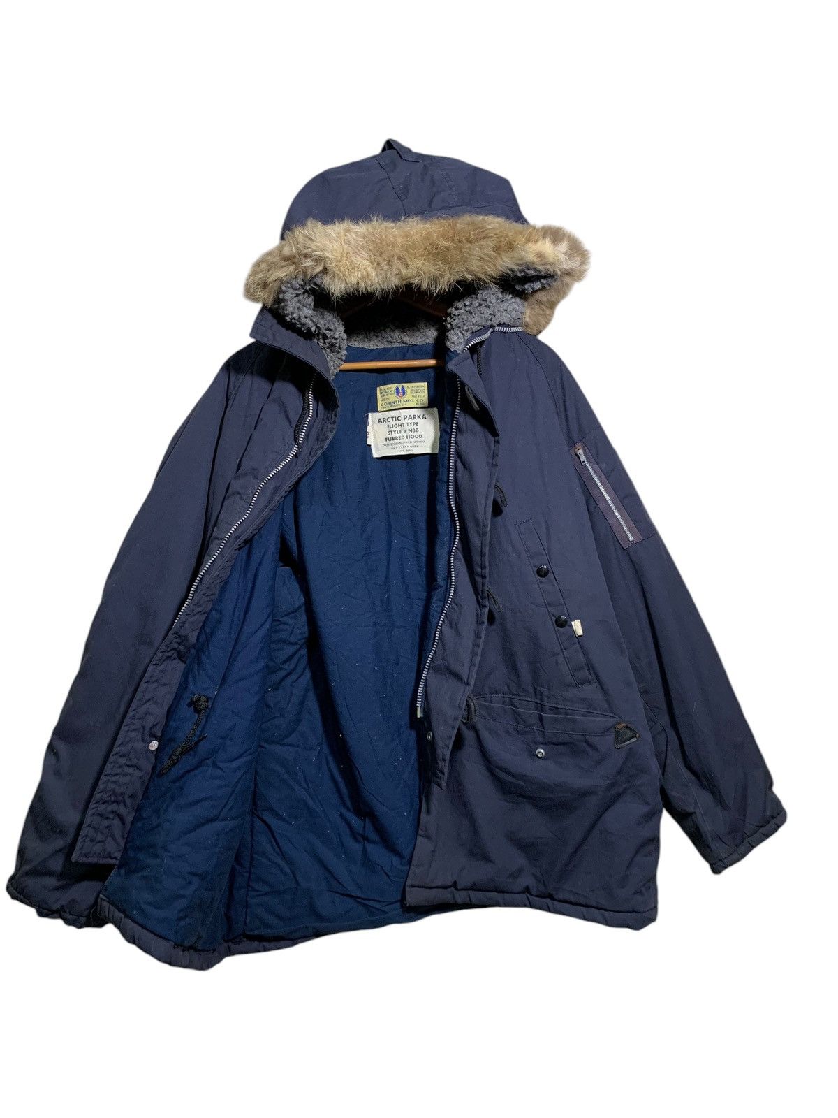 90s CORINTH Vintage ARCTIC PARKA N-3B 米国 🔥VTG CORINTH M.F.G