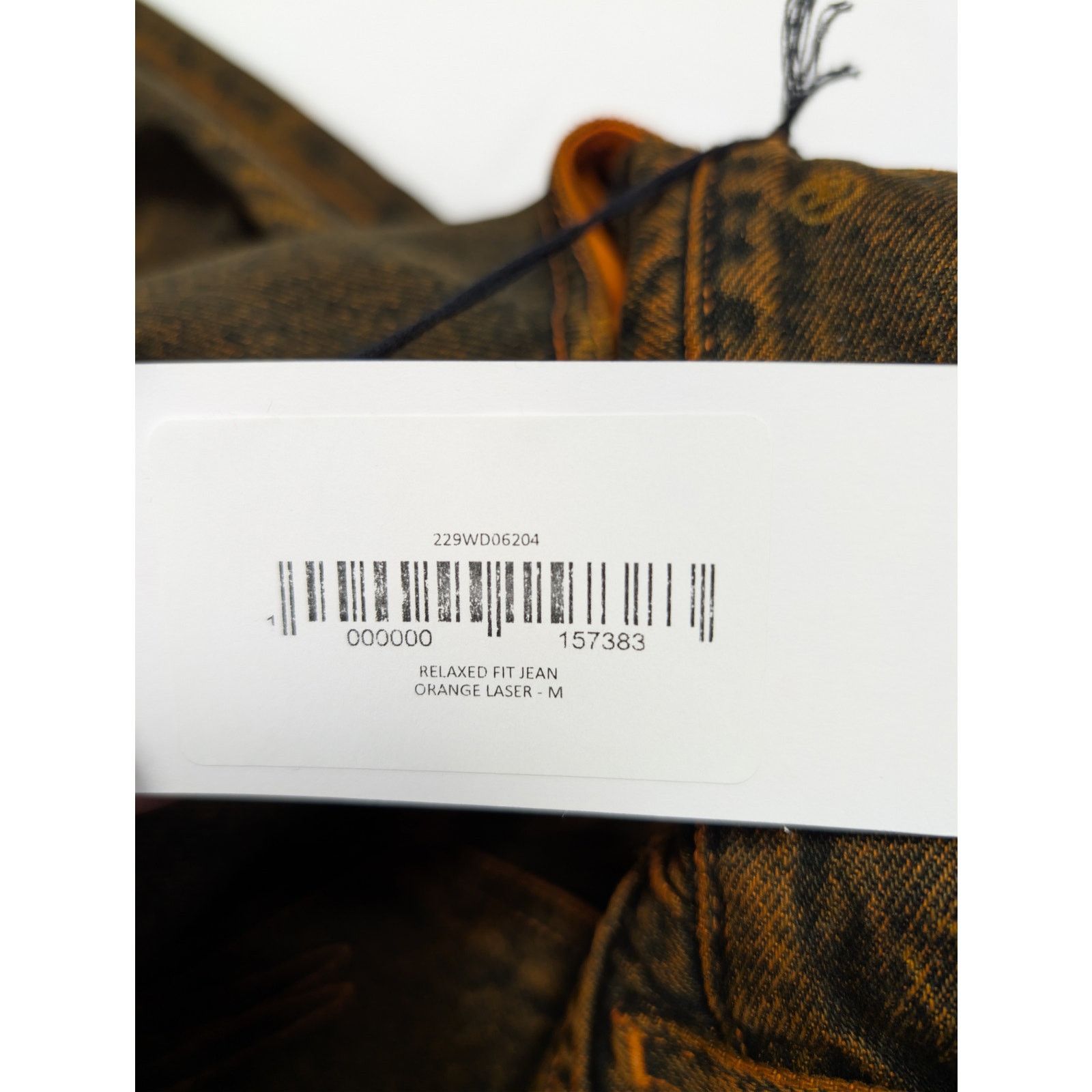 Martine Rose o1rshd1 Relaxed Fit Jean in Orange Laser Size US 32 / EU 48 - 20 Thumbnail
