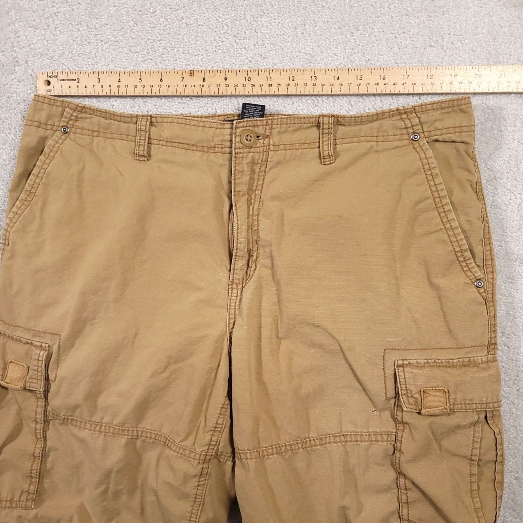 Ocean Pacific VINTAGE Ocean Pacific Shorts Mens 38 Brown Ripstop Cargo Khaki Grunge Outdoor Size US 38 / EU 54 - 7 Thumbnail