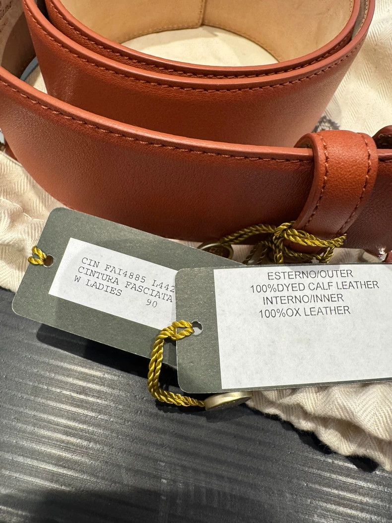 Loro Piana LORO PIANA leather belt Size ONE SIZE - 4 Thumbnail