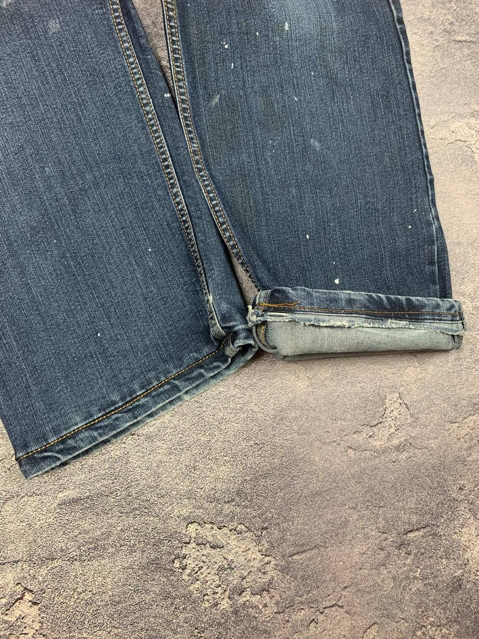 Levi's Levi’s Vintage Paint Jeans W35 L32 (Fits L27) Blue Size US 32 / EU 48 - 12 Thumbnail