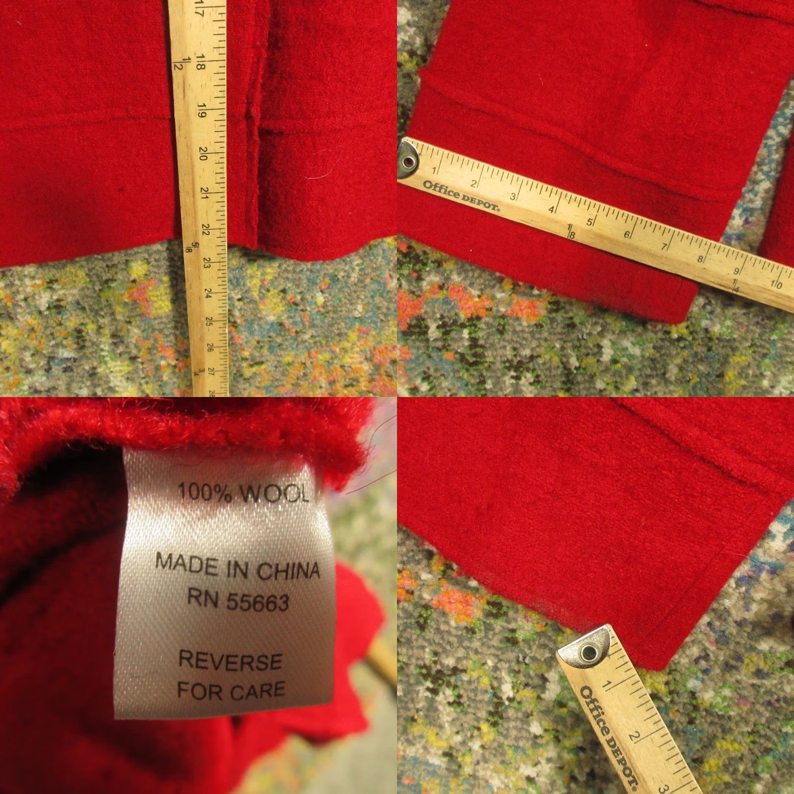 Vintage Venezia Milano Red Wool Women's High Collar Cardigan Sweater Size S User: Venezia Milano Red Wool Women's High Collar Cardigan Sweater Size S Size S / US 4 / IT 40 - 8 Thumbnail