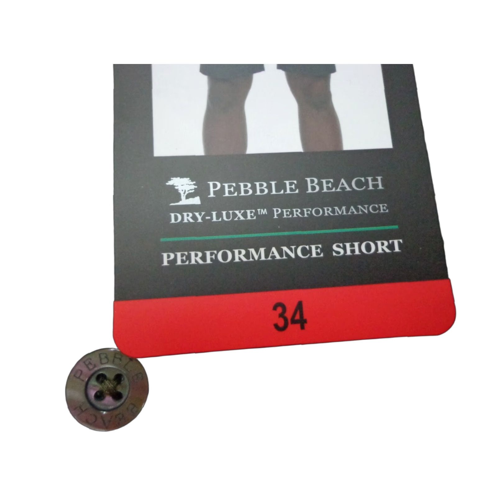 Vintage Pebble Beach Men's Performance Shorts Black 34 NEW with Tags Size US 34 / EU 50 - 1 Thumbnail