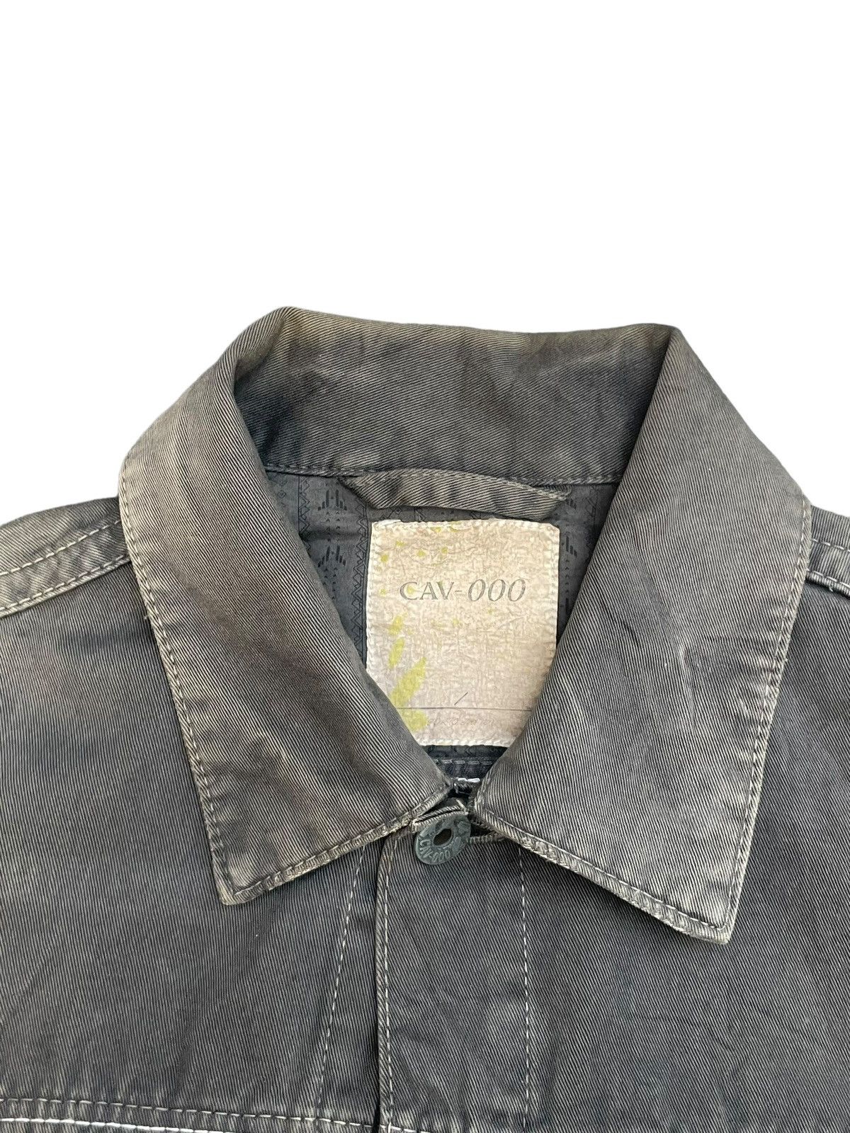 Japanese Brand Cav-000 Sun Faded Denim Jacket Size US S / EU 44-46 / 1 - 4 Thumbnail