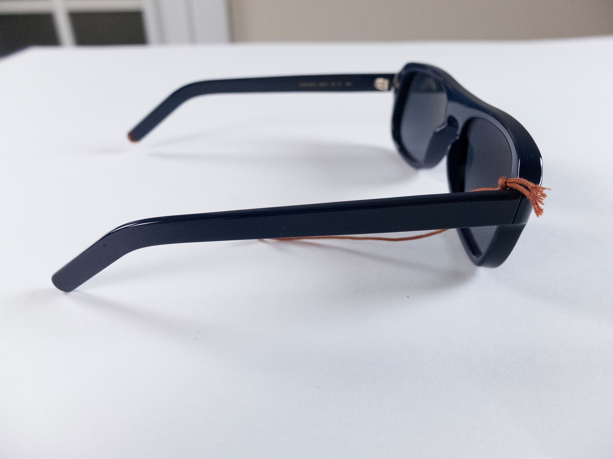 Loro Piana LORO PIANA Andre navy blue rectangle sunglasses FAM2844 Size ONE SIZE - 3 Thumbnail