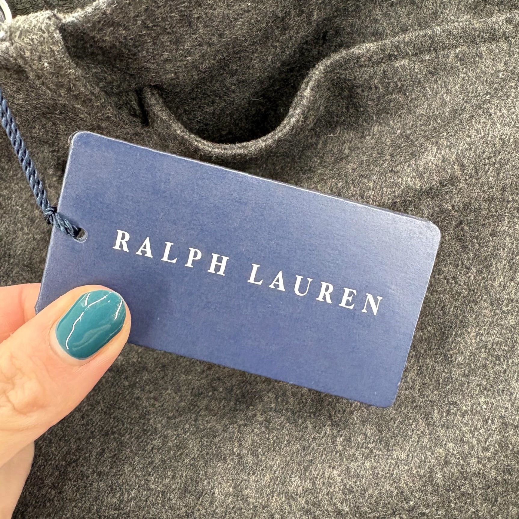 Ralph Lauren Ralph Lauren Wool Flannel Ankle Pants Womens 10 Gray Slim Tapered Button Hem NWT Size 32" / US 10 / IT 46 - 6 Thumbnail