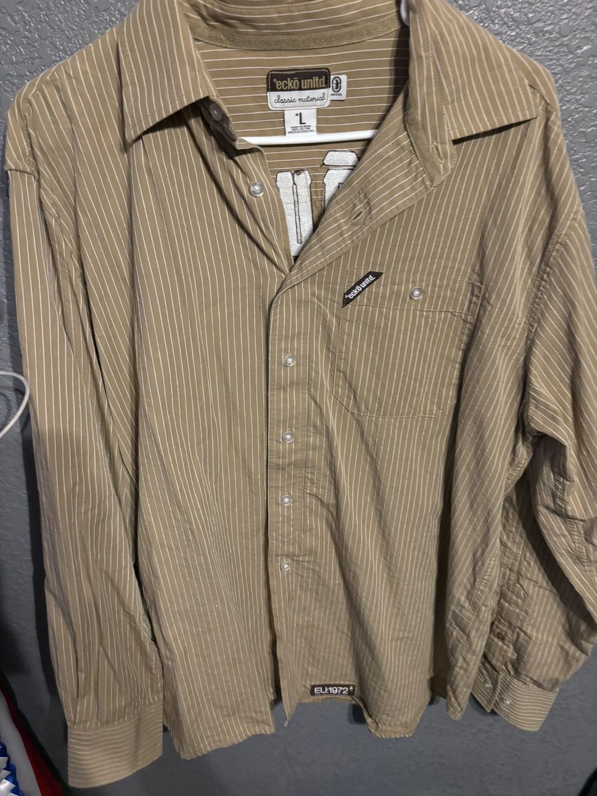 Ecko Unltd. cool asf rare ecko button up long sleeve Size US L / EU 52-54 / 3 - 2 Thumbnail