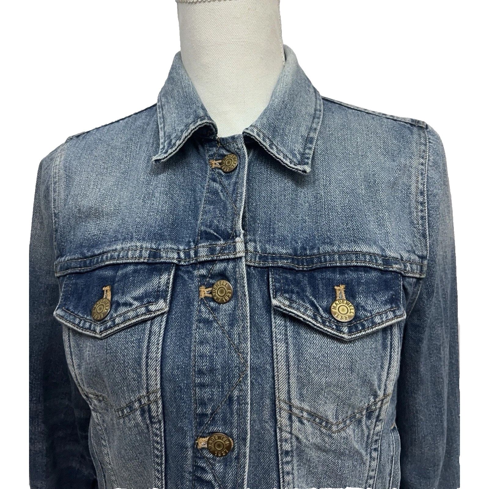 Madewell Madewell Stonewash Relaxed Denim Button Up Jean Jacket S Size S / US 4 / IT 40 - 4 Thumbnail