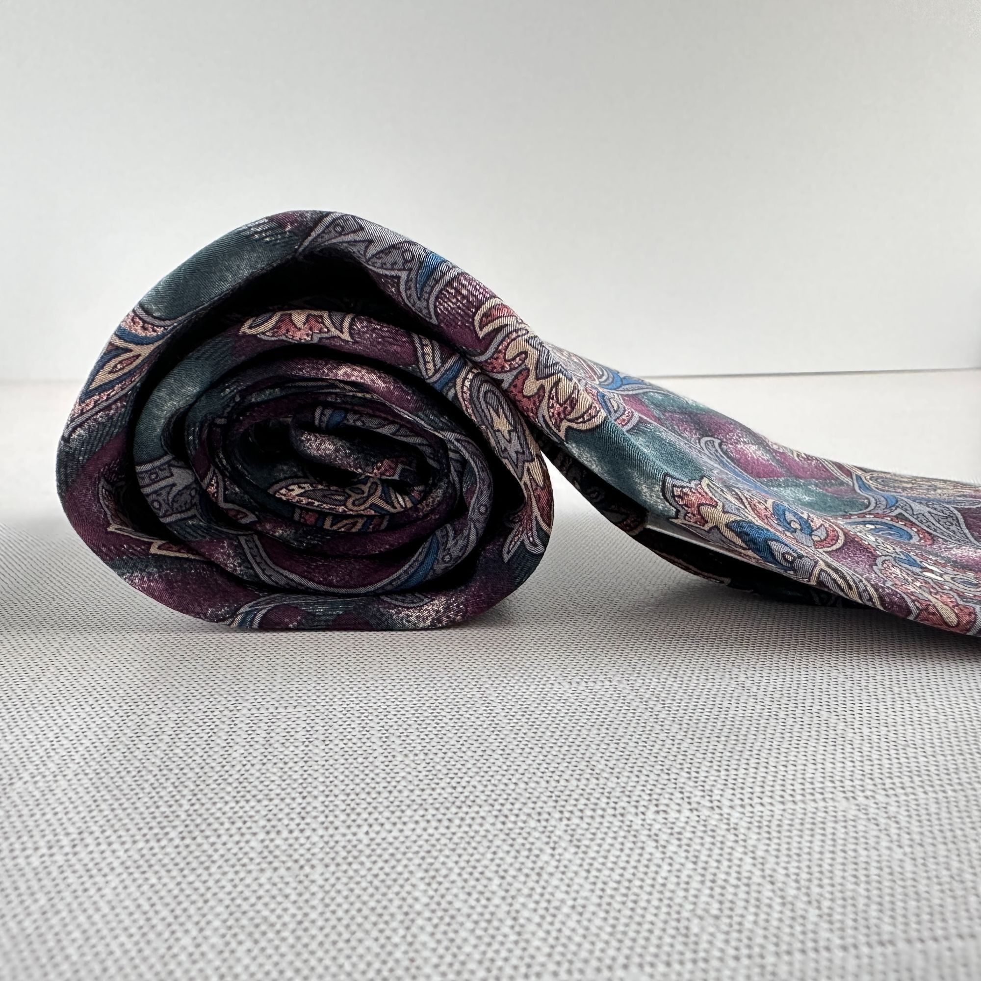 Bill Blass Bill Blass Silk Paisley Tie 57" Size ONE SIZE - 5 Thumbnail