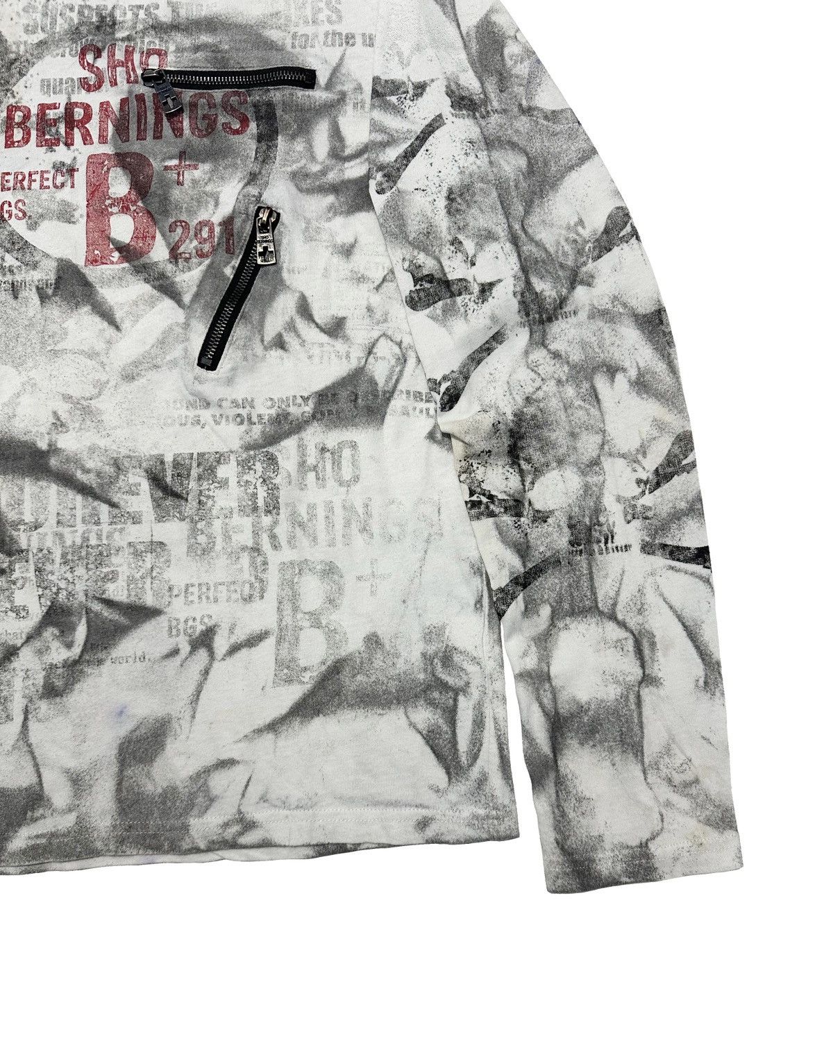 BERNINGS SHO Berning Sho Poem Pocket Zipped Longsleeve Tshirt Size US M / EU 48-50 / 2 - 4 Thumbnail