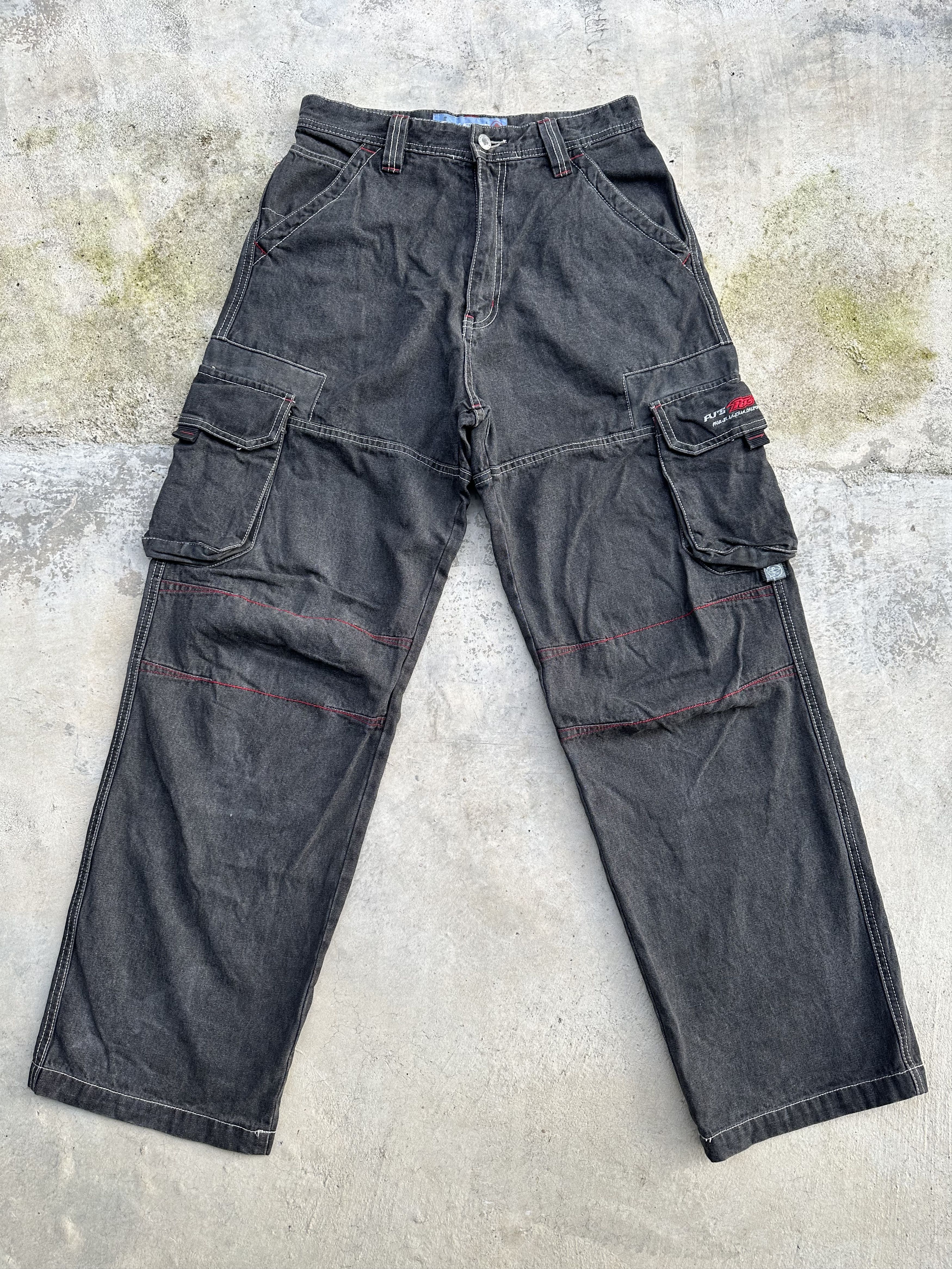 vintage black wide denim スケーター Vintage 90s Jynx Jeans Men Size 36X31 Wide Baggy Skater