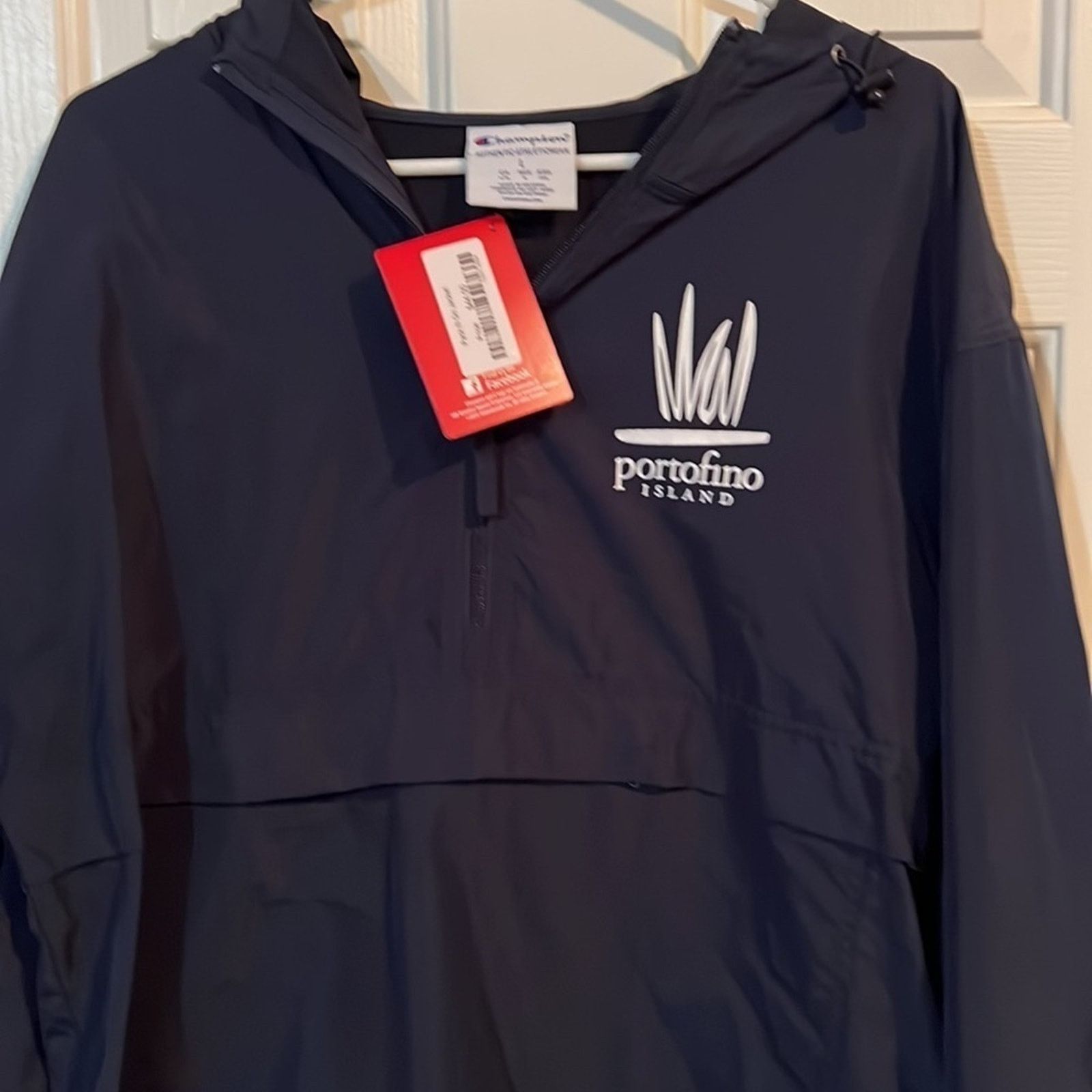 Champion Brand New Champion Authentic Windbreaker Jacket Navy Blue Size L / US 10 / IT 46 - 4 Thumbnail