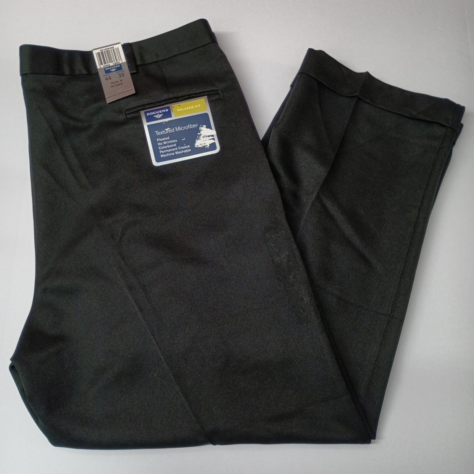 Dockers Dockers Textured Microfiber Dress Pants Men’s Size 44x30 Blk Size US 44 / EU 60 - 1 Thumbnail