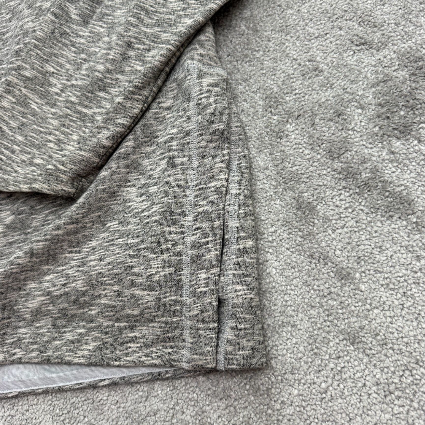 Adidas Adidas Hoodie Pullover Sweatshirt Mens 2XL heather Gray Side Snap Scuba Neck Size US XXL / EU 58 / 5 - 7 Thumbnail