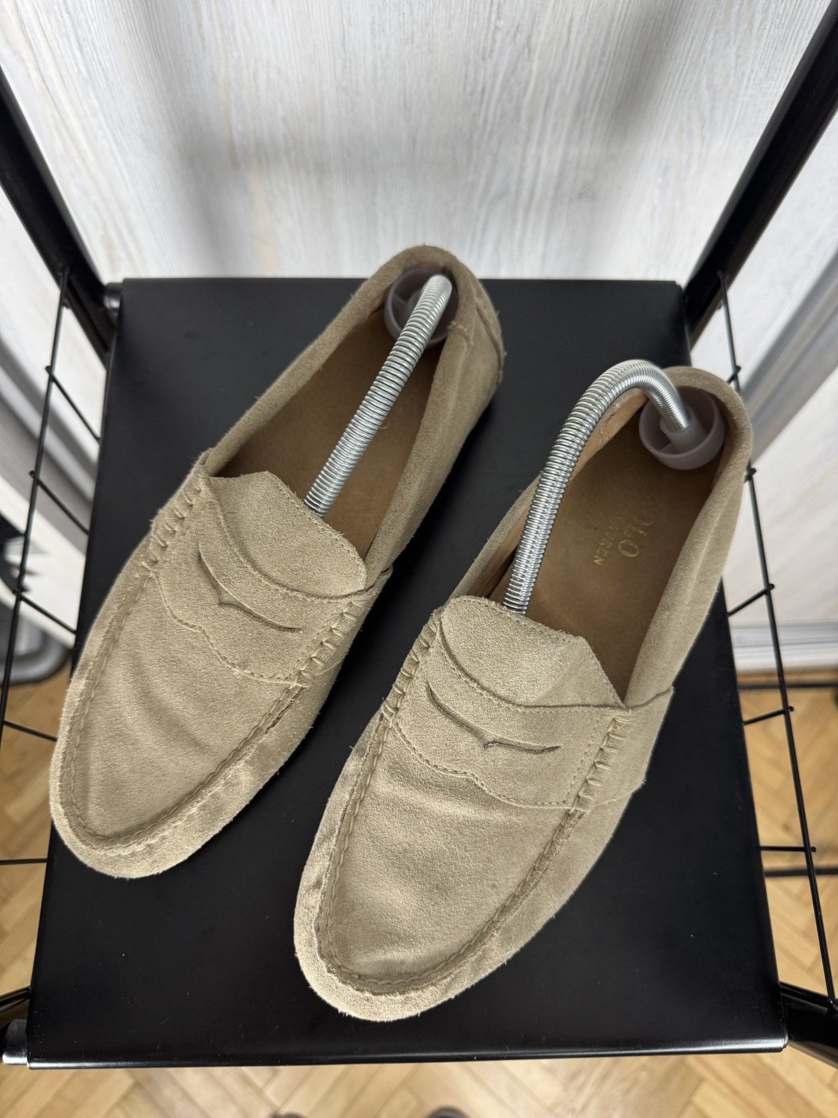Polo Ralph Lauren Polo Ralph Lauren Telly leather suede slip-on loafers shoes Size US 9 / EU 42 - 8 Thumbnail