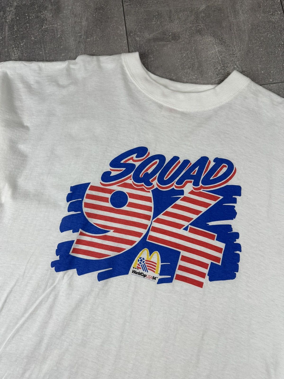 Other Vintage Retro 1993/94 Squad World Cup USA McDonalds T-Shirt Size US XL / EU 56 / 4 - 4 Thumbnail