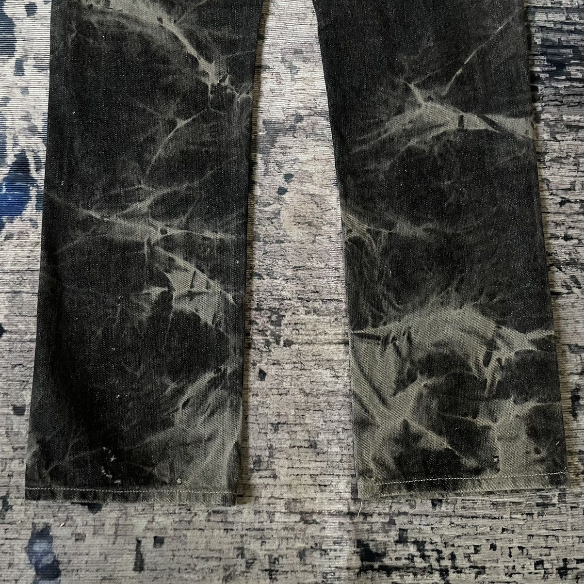 14th Addiction smoke acid wash distressed Jeans Gothic Punk Size US 33 - 19 Thumbnail
