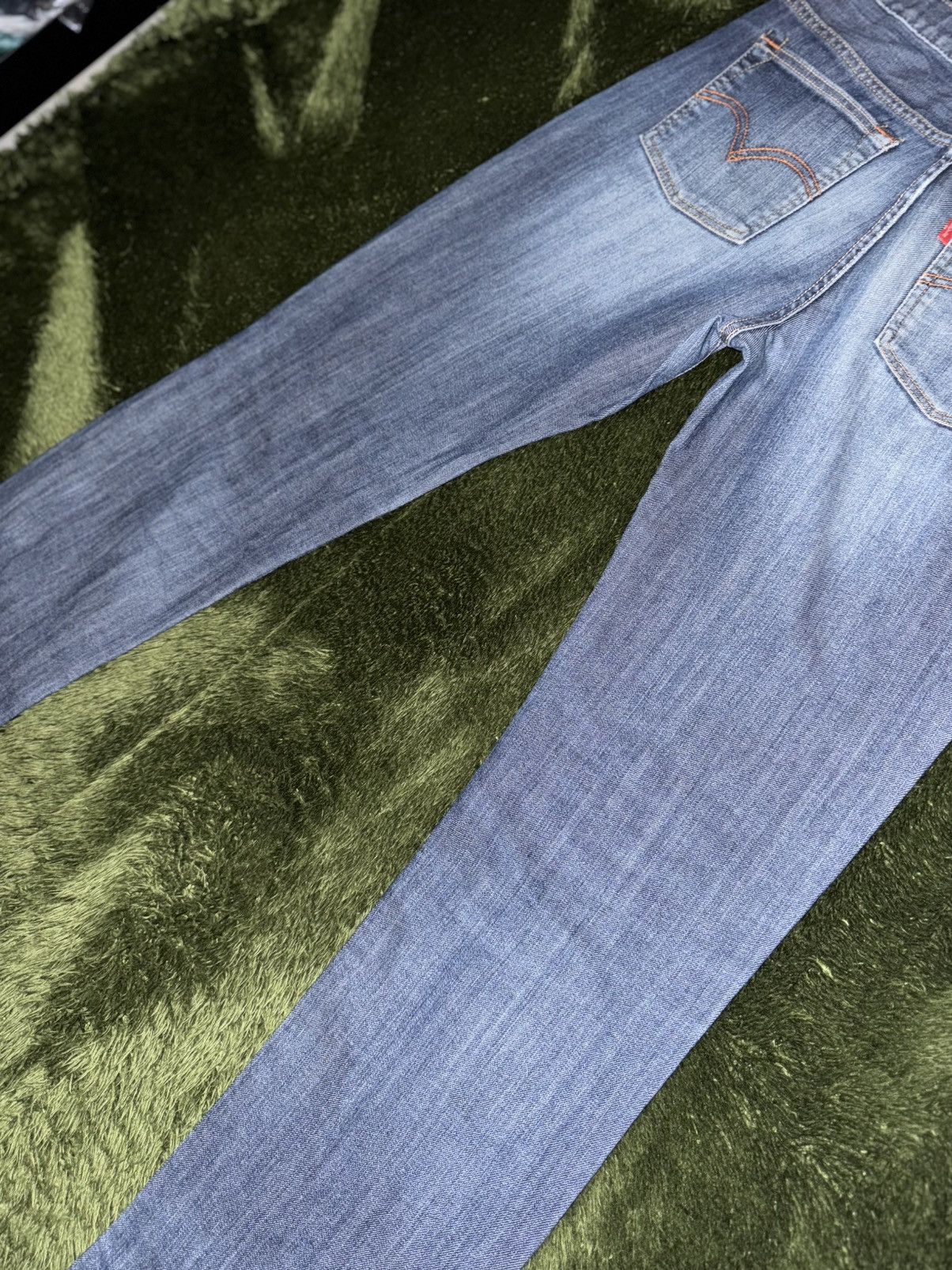 Levi's Levis Red tap cotton blended relaxed fit denim pants indigo Size US 31 - 10 Thumbnail