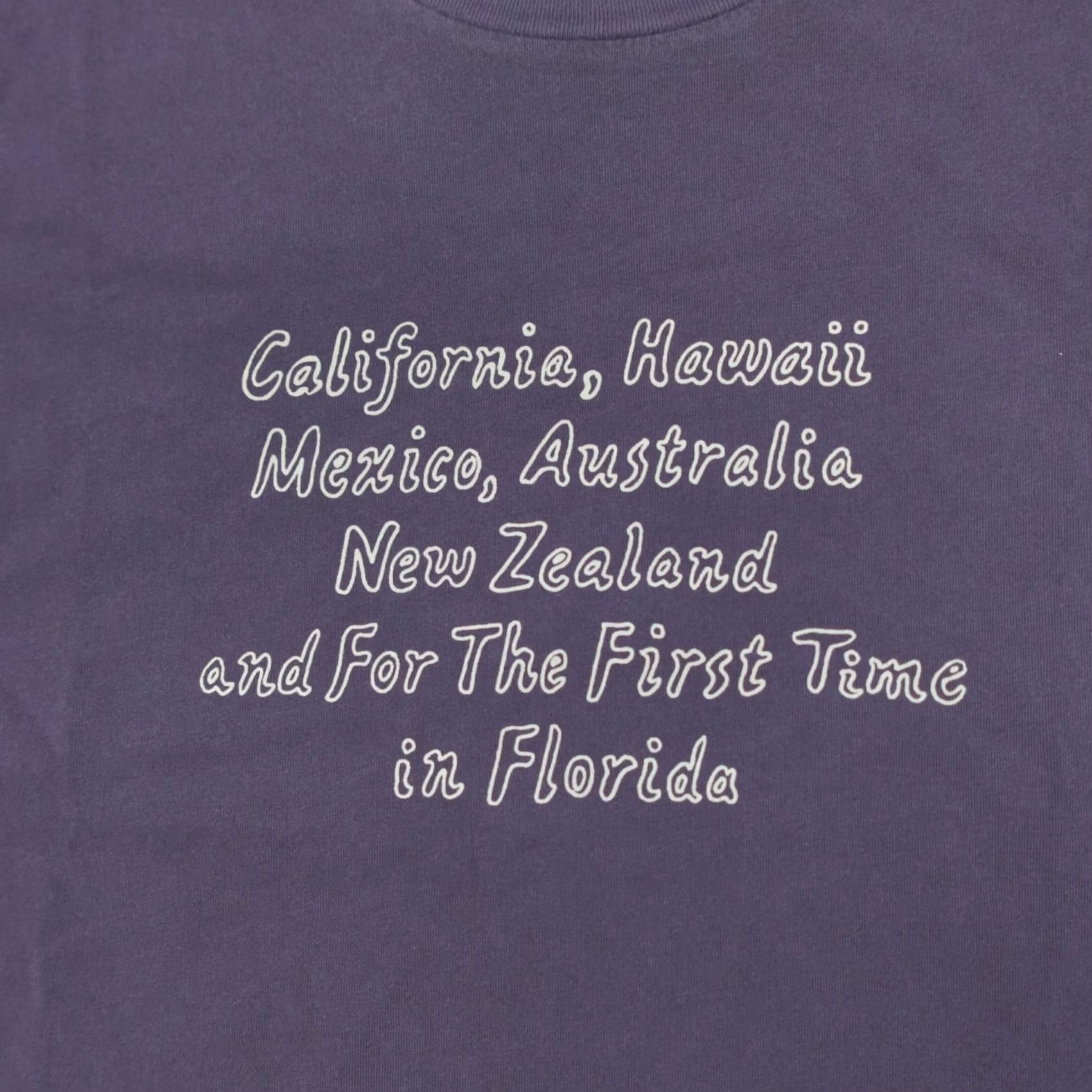 Outerknown Outerknown Surfing Hollow Days Purple S/S Organic Cotton T-Shirt Men's M Size US M / EU 48-50 / 2 - 2 Thumbnail