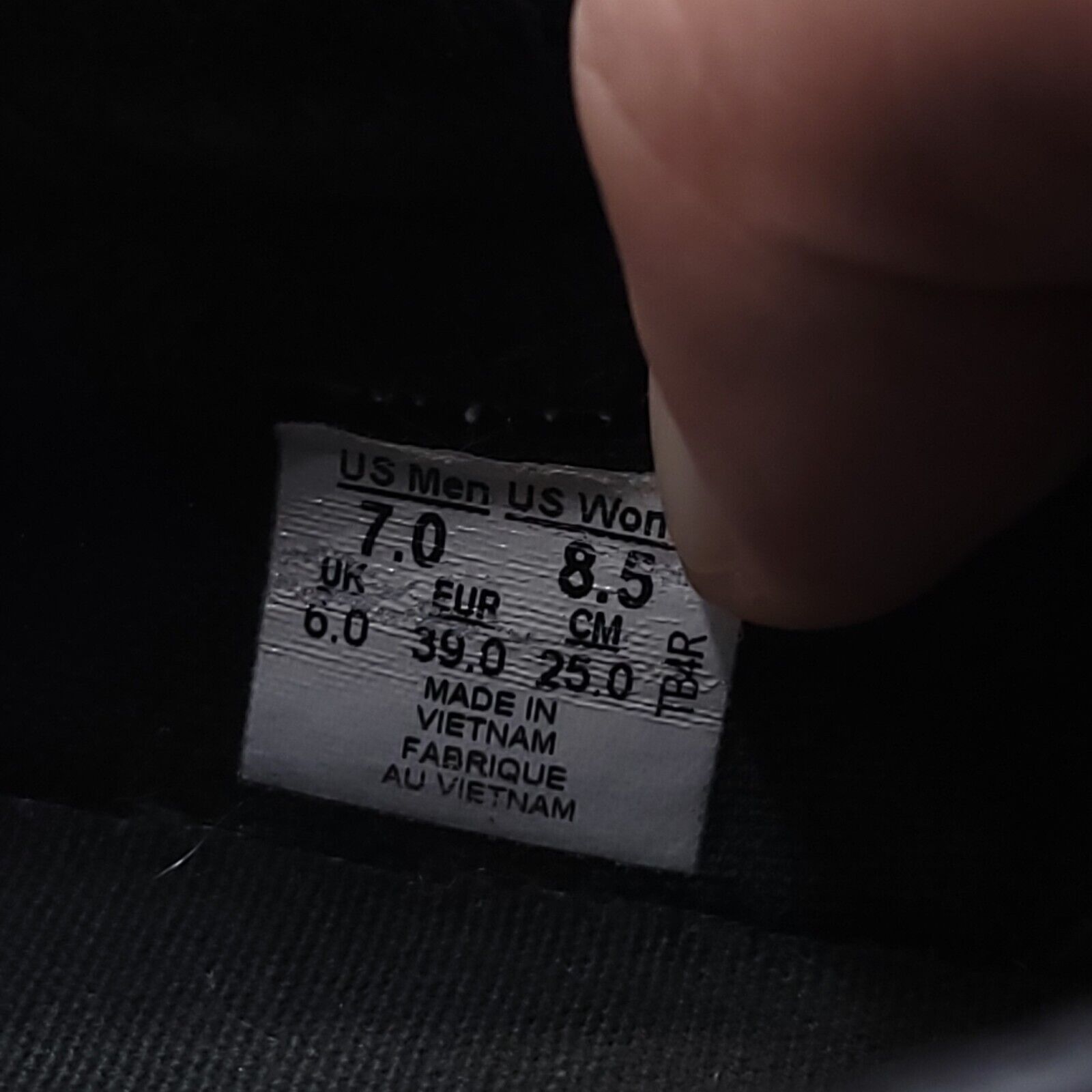 Vans Vans Off the Wall Shoe Womens Size 8.5 Mens 7 TB4R Black Size US 8.5 / IT 38.5 - 9 Thumbnail