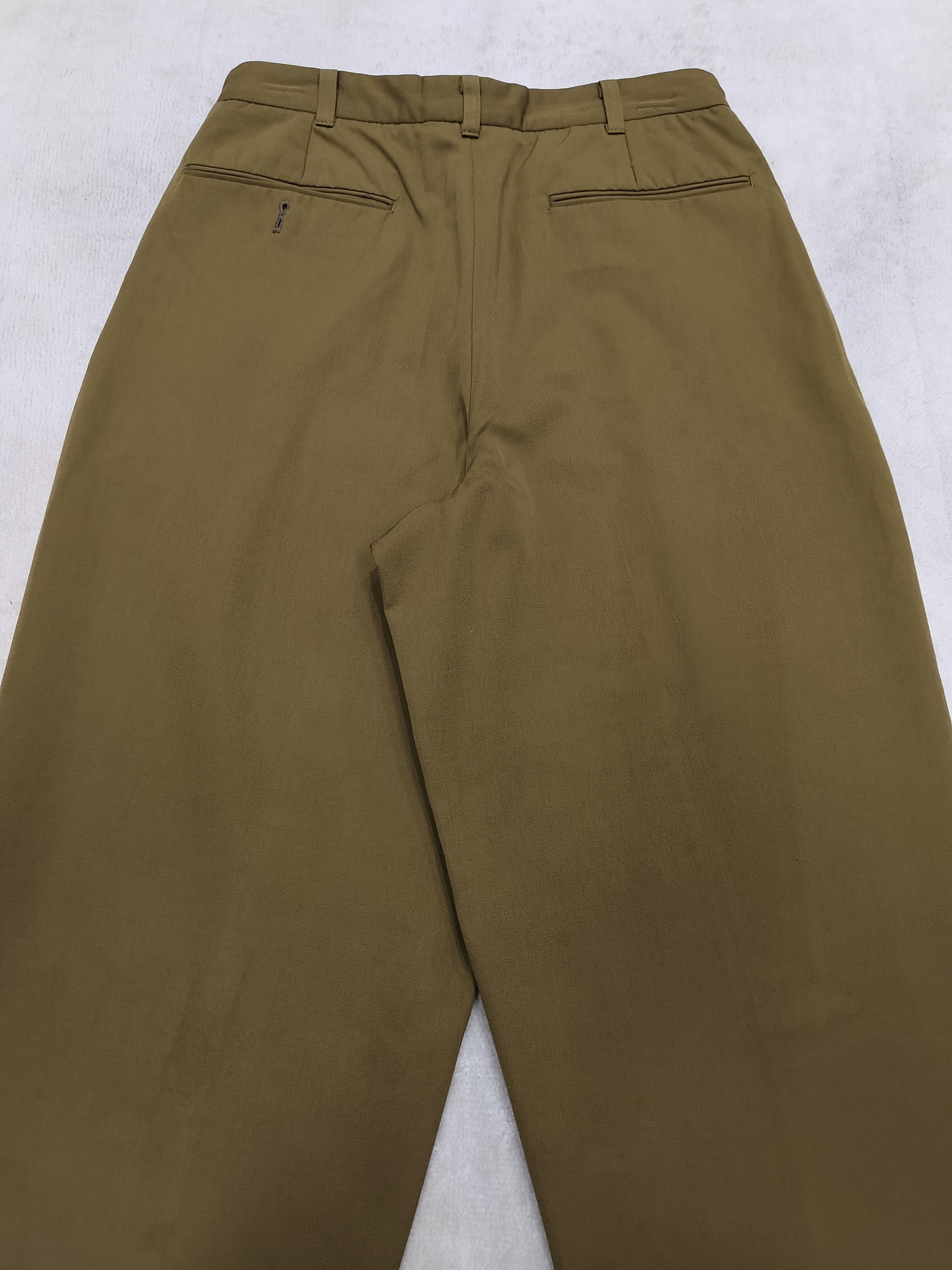 Mr. Junko 90s Mr Junko- Wide Tapered Embroidered Wool Trousers Size US 31 - 5 Thumbnail