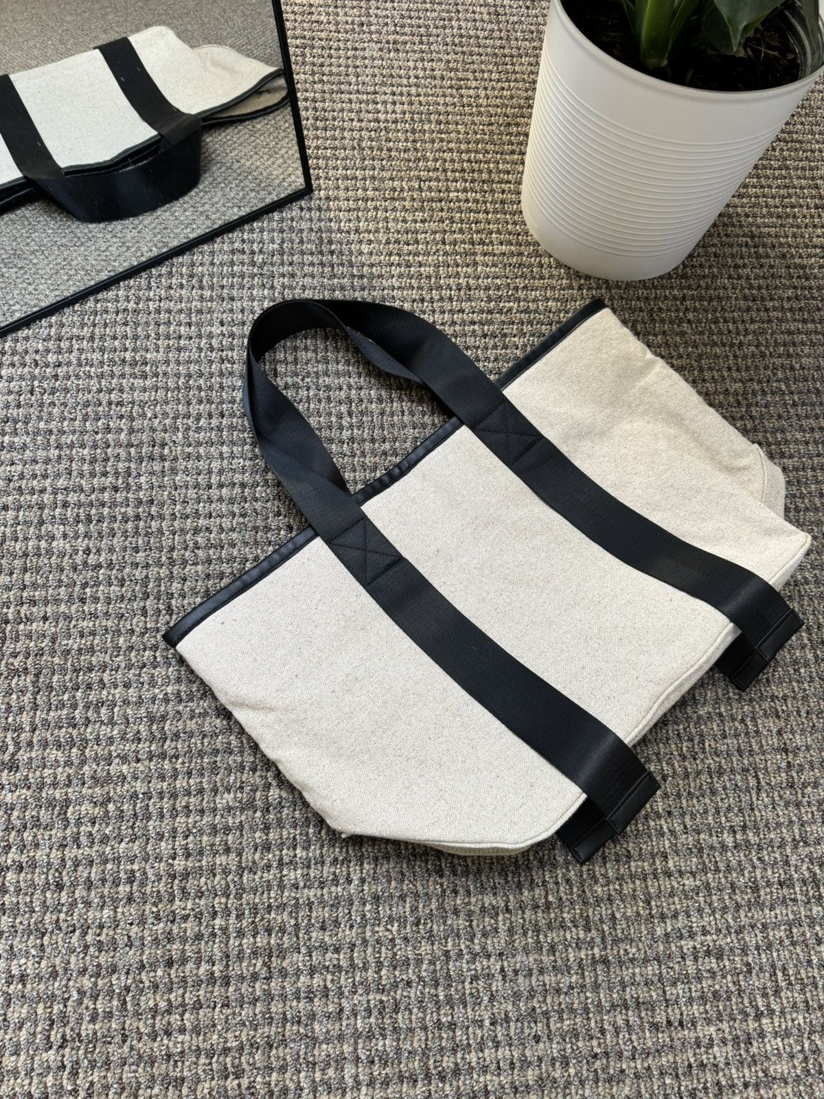 Max Mara Max Mara Canvas Tote Bag Women Size ONE SIZE - 6 Thumbnail