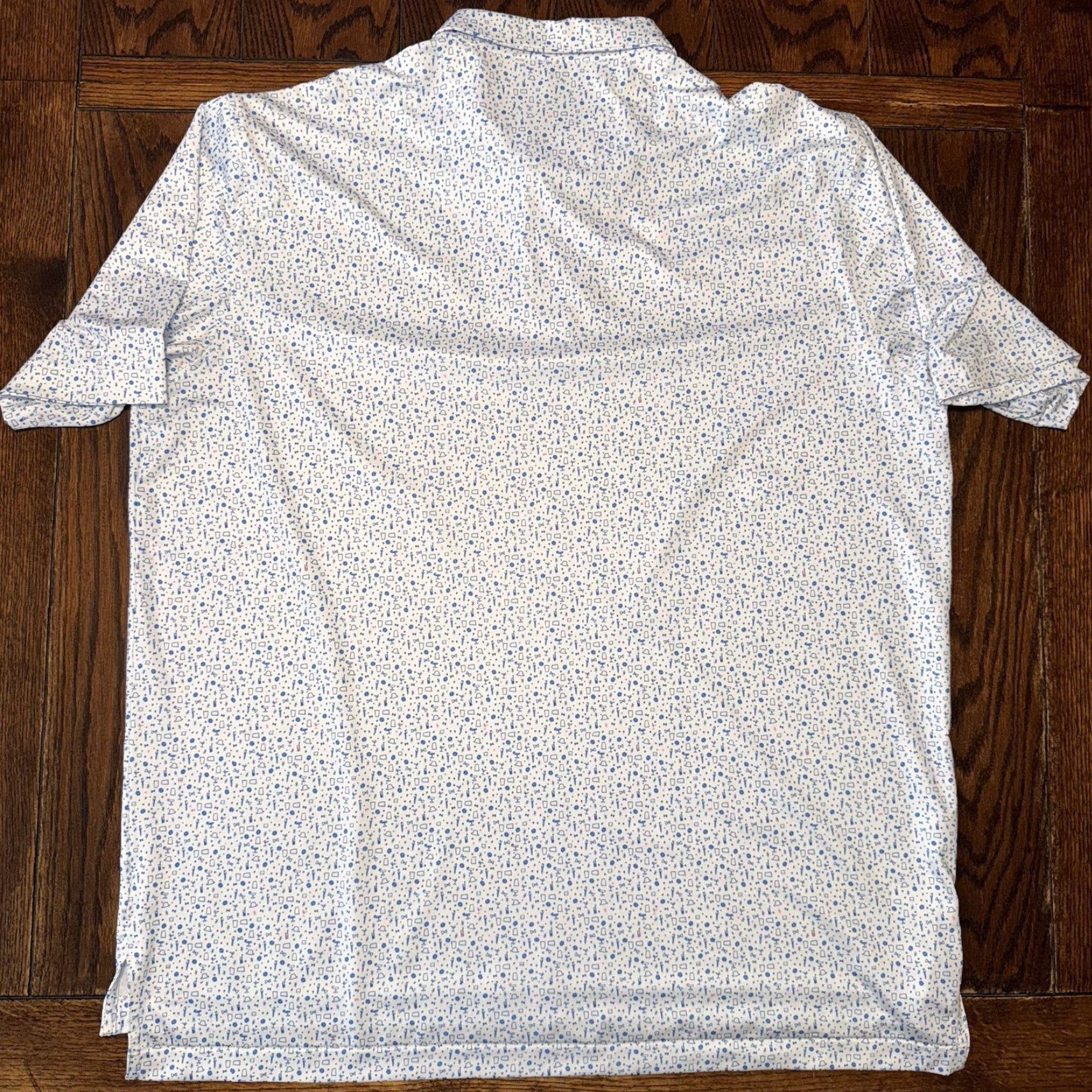 Peter Millar Peter Millar Polo Summer Comfort Cocktail Pattern Performance Kierland Golf XXL Men Polo Geometric Multicolor Short Sleeve Beach Golf Men Mens Size US XXL / EU 58 / 5 - 6 Thumbnail
