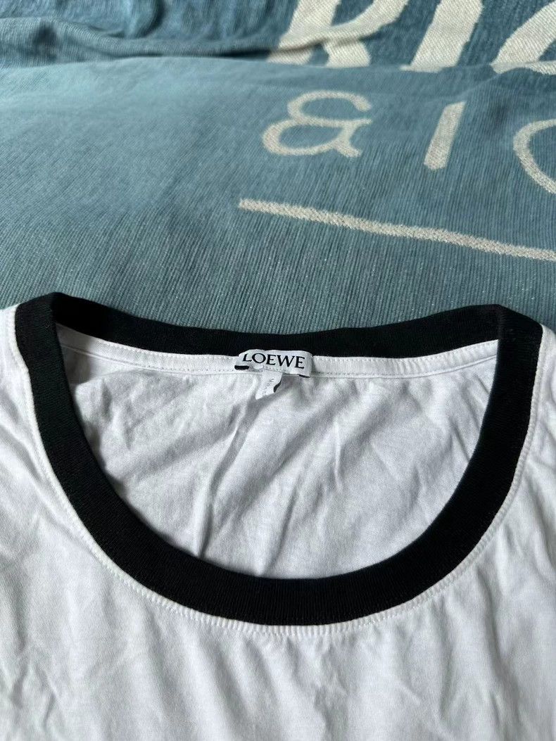 Loewe loewe Black and white embroidered logo short sleeve 2506-Ne Size US XXL / EU 58 / 5 - 2 Thumbnail