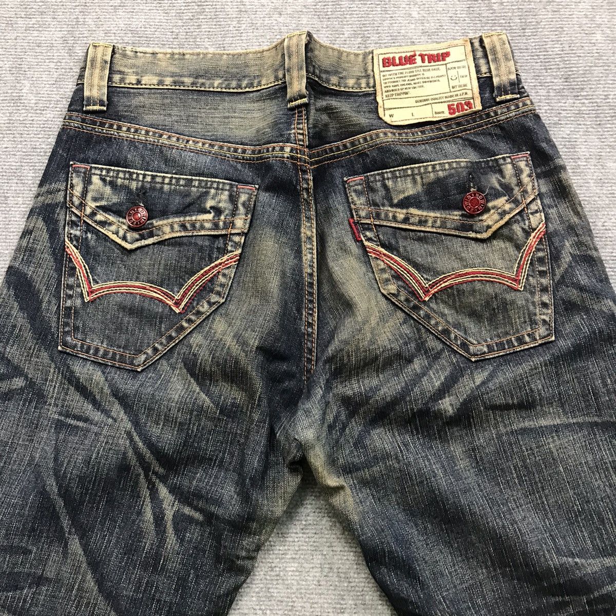 Edwin BAYYG💀JEANS EDWIN 503 DENIM RUSTY PANTS Size US 32 / EU 48 - 9 Thumbnail