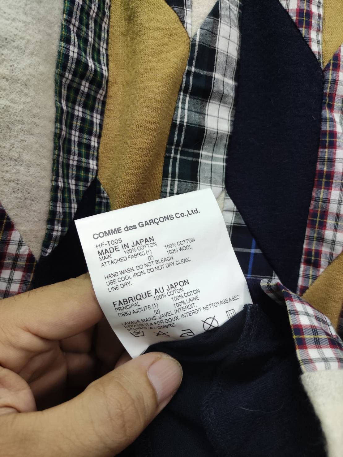 Comme des Garcons Comme des Garcons 2010 Checkered Pattern Plaid Long Sleeve Size US M / EU 48-50 / 2 - 9 Thumbnail
