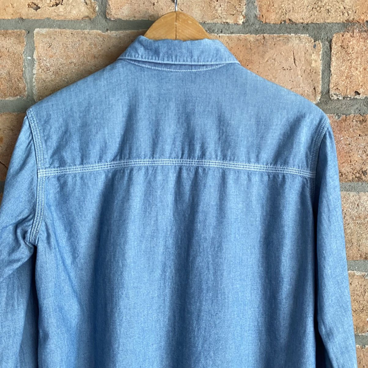 Ne-Net Ne-net Soft Blue Button-Up Cat Shirt Size US S / EU 44-46 / 1 - 7 Thumbnail