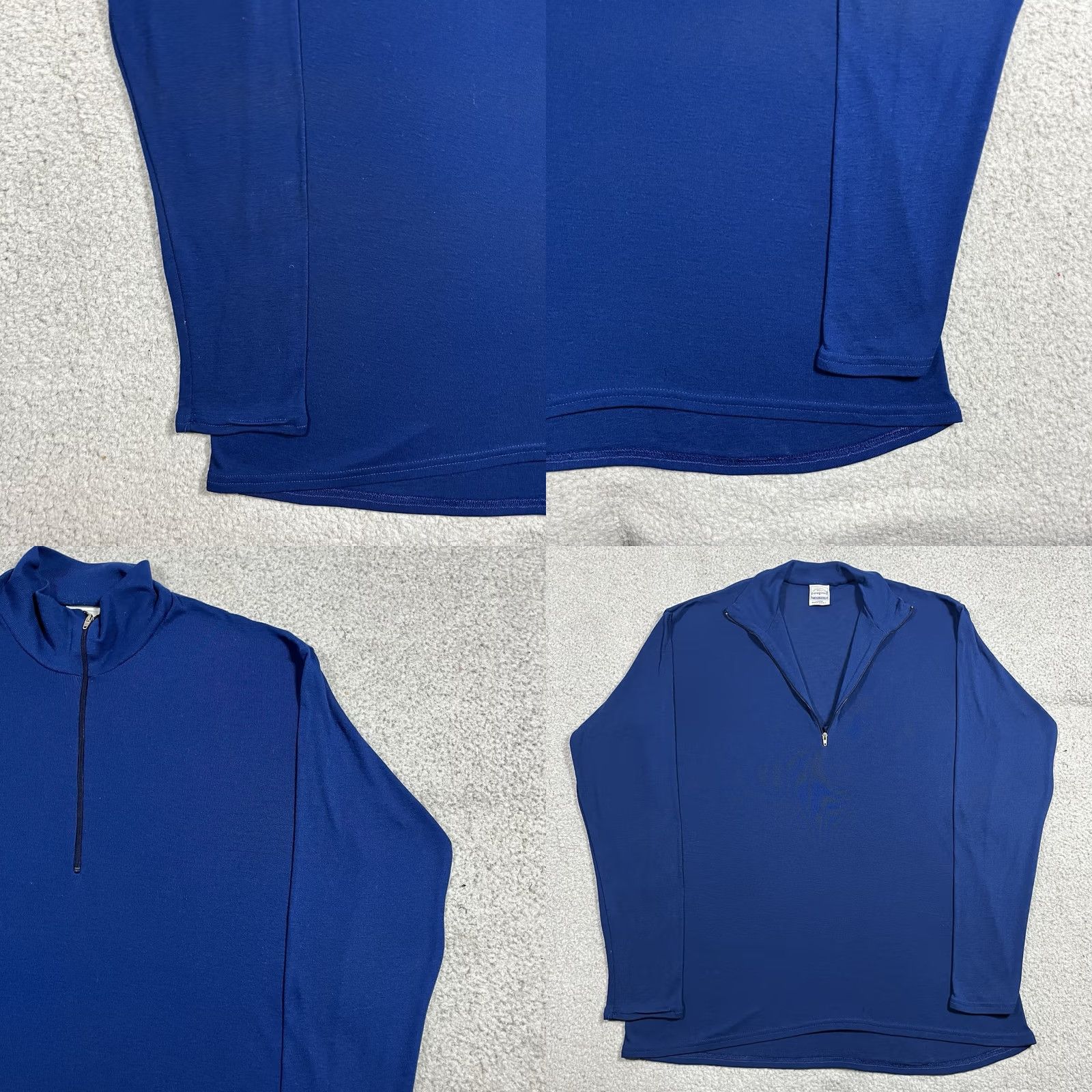 Patagonia VINTAGE Patagonia Pullover 1/4 Zip Mens L Capilene Base Layer USA 80s Blue Long Sleeve Moderate condition Men USA 80s Patagonia Shirt Size US L / EU 52-54 / 3 - 8 Thumbnail