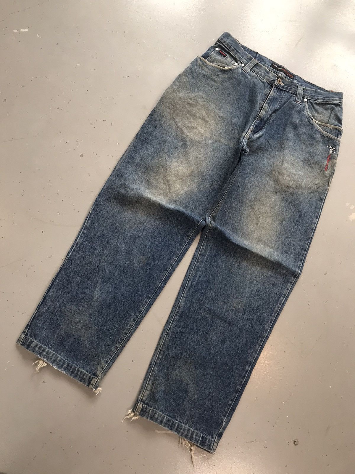 Fubu × Vintage Vintage Fubu the collection straight fit denim Size US 36 / EU 52 - 2 Thumbnail