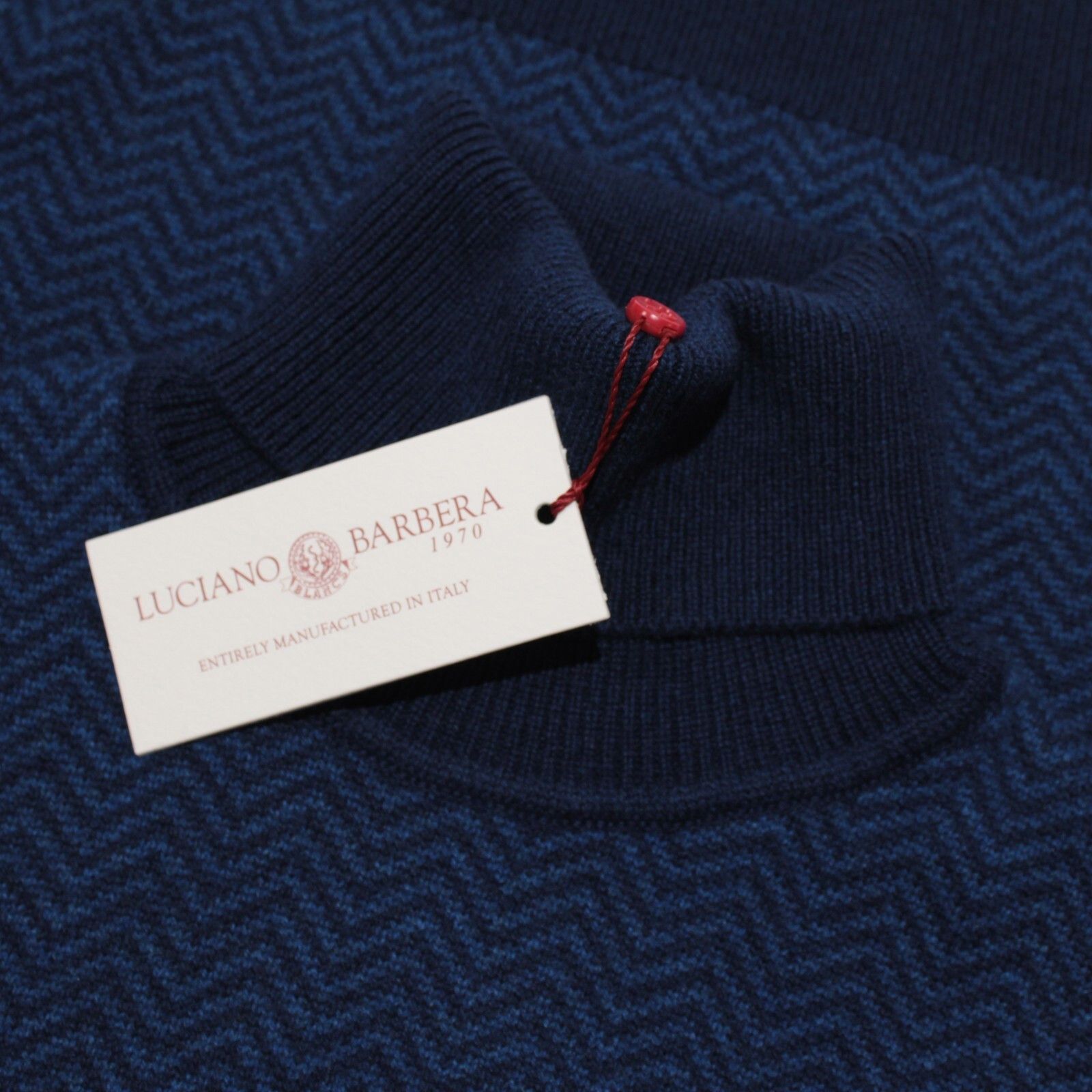 Luciano Barbera Luciano Barbera Sweater Size US L in Blue Size US L / EU 52-54 / 3 - 1 Thumbnail