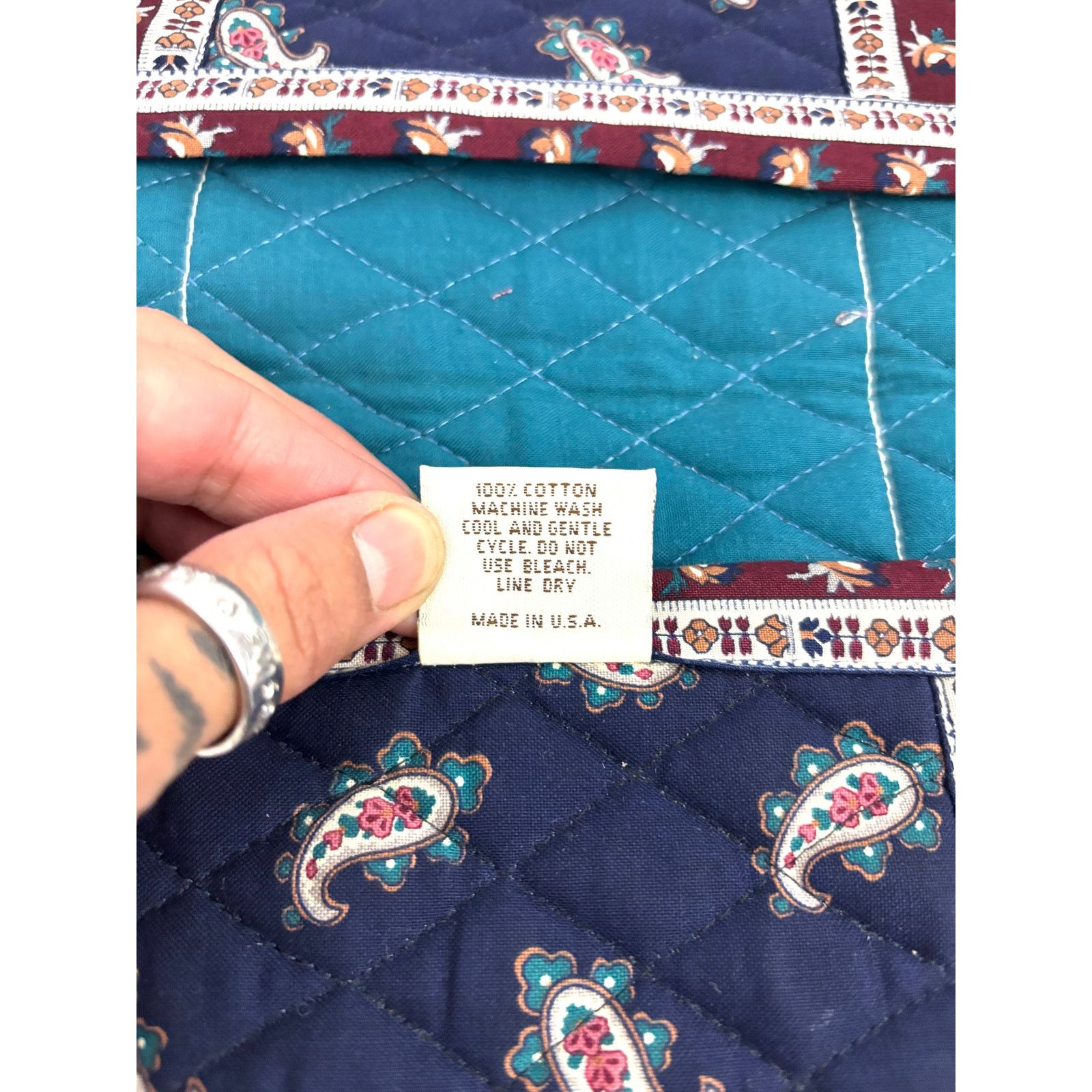Vera Bradley Vera Bradley Book Cover Bible 100% Cotton READ Size ONE SIZE - 5 Thumbnail