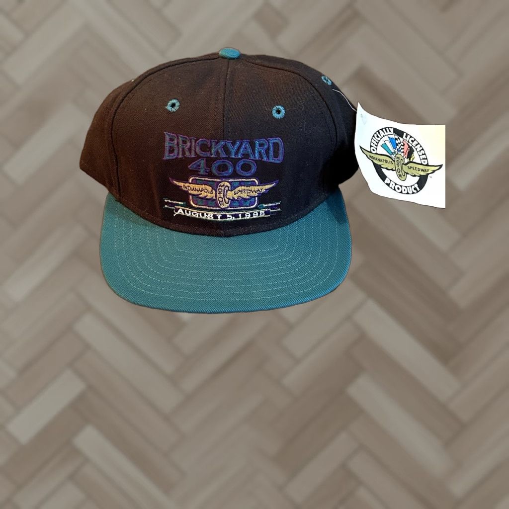 Logo 7 VINTAGE Brickyard 400 Hat August 5 1995 NWT Logo 7 Black One Size Mens Size ONE SIZE - 1 Thumbnail