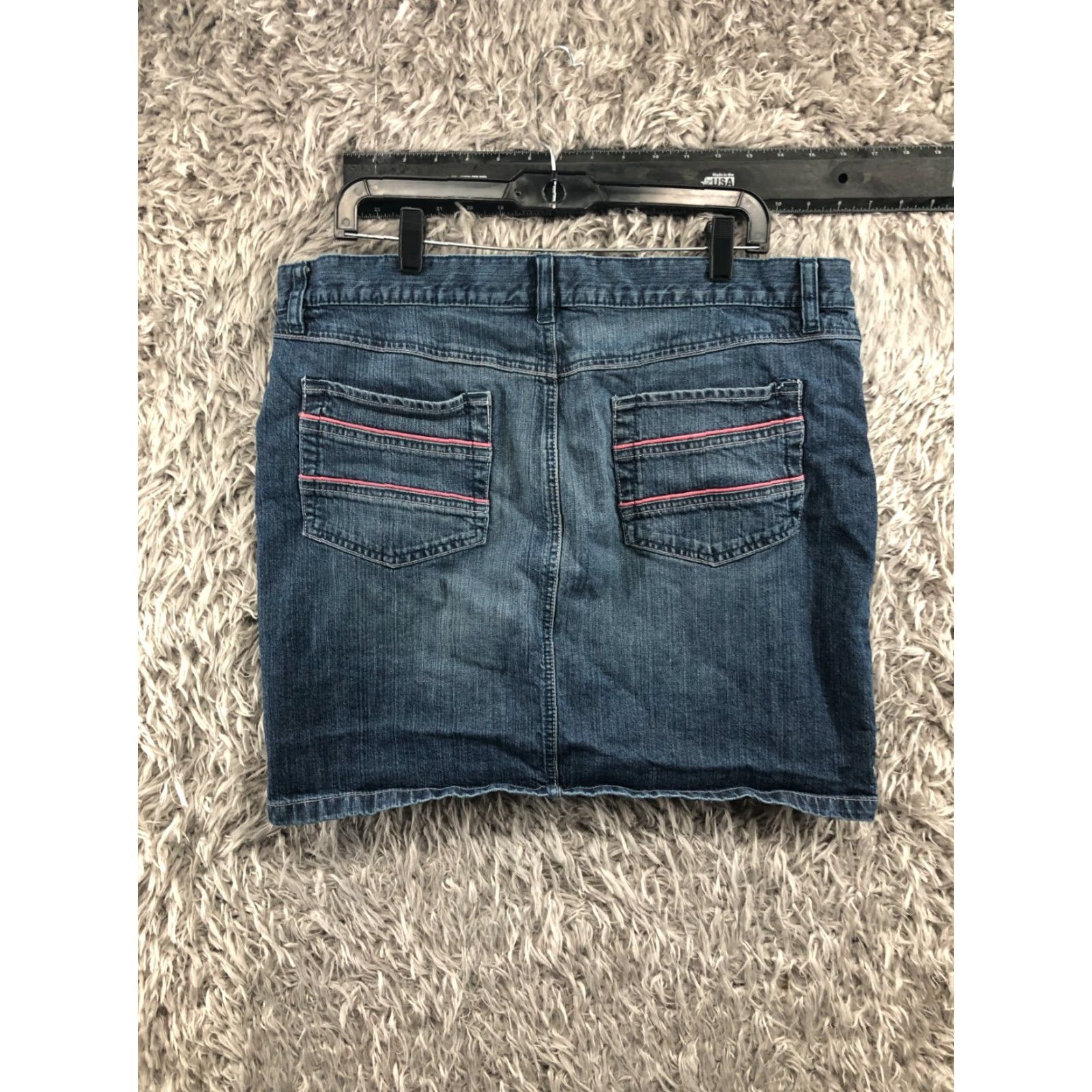 Old Navy Old Navy Denim Midi Skirt Womens Size 16 Blue Front Slit Regular Rise Midi Skirt Ladies 16 Blue Denim Slit Pockets Logo All Seasons Size 38" / US 16 / IT 52 - 5 Thumbnail