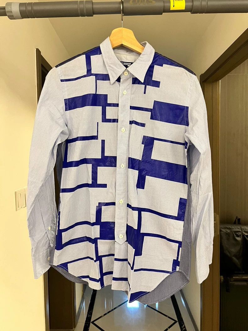 Other I.T JUNYA Watanabe Blue Print Long Sleeve Shirt Size US XS / EU 42 / 0 - 1 Thumbnail