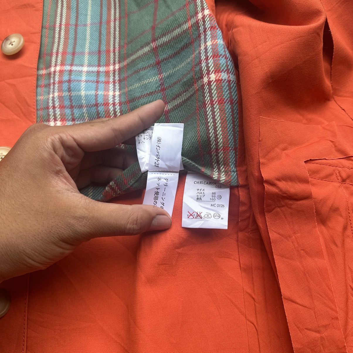 Polo Ralph Lauren × Ralph Lauren × Vintage 90s Vintage Ralph Lauren Raincoat Size US M / EU 48-50 / 2 - 6 Thumbnail