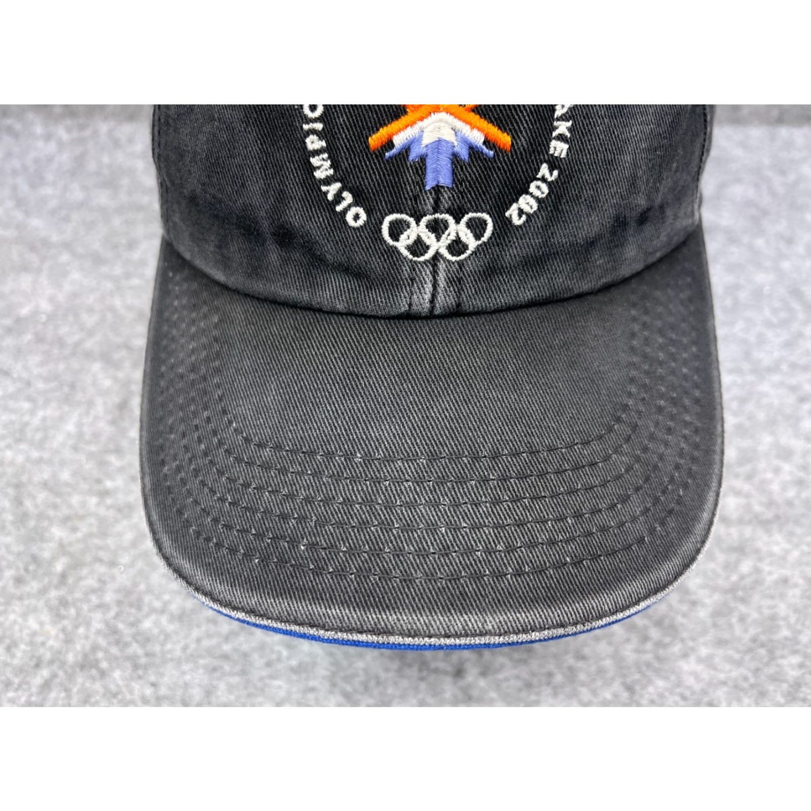 Vintage Olympic Winter Games Salt Lake 2002 Hat Cap StrapBack Adult One Size Gray Cotton Size ONE SIZE - 3 Thumbnail