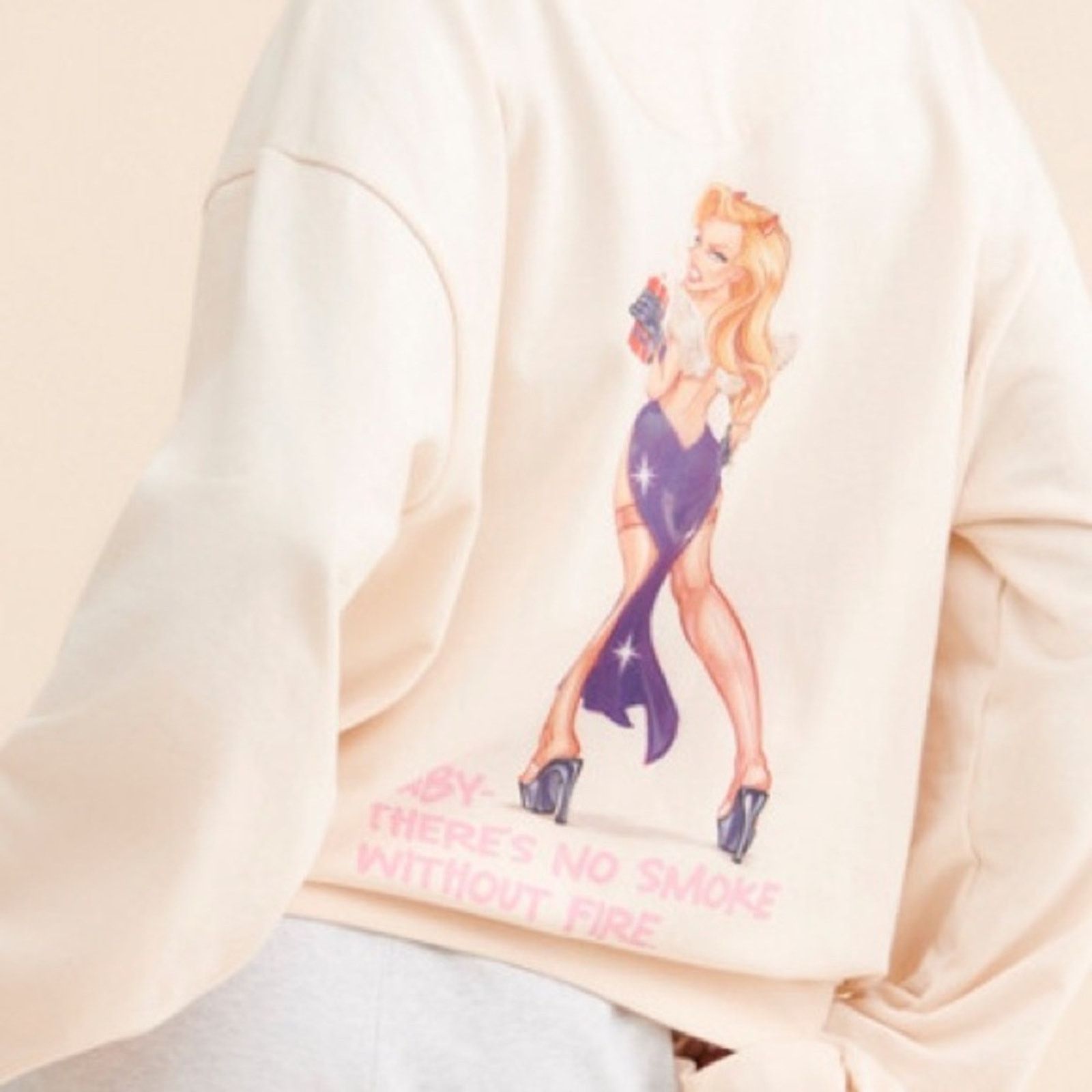 Boys Lie Boys Lie “Shoot Your Shot” Crewneck – One Size(item #077) Size ONE SIZE - 3 Thumbnail