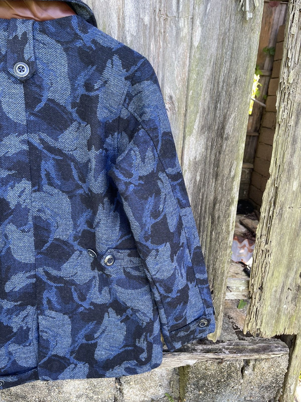 Marshall Artist Marshall Artist Camo Jacquard Peacoat - Rare UK Designer Size US S / EU 44-46 / 1 - 17 Thumbnail