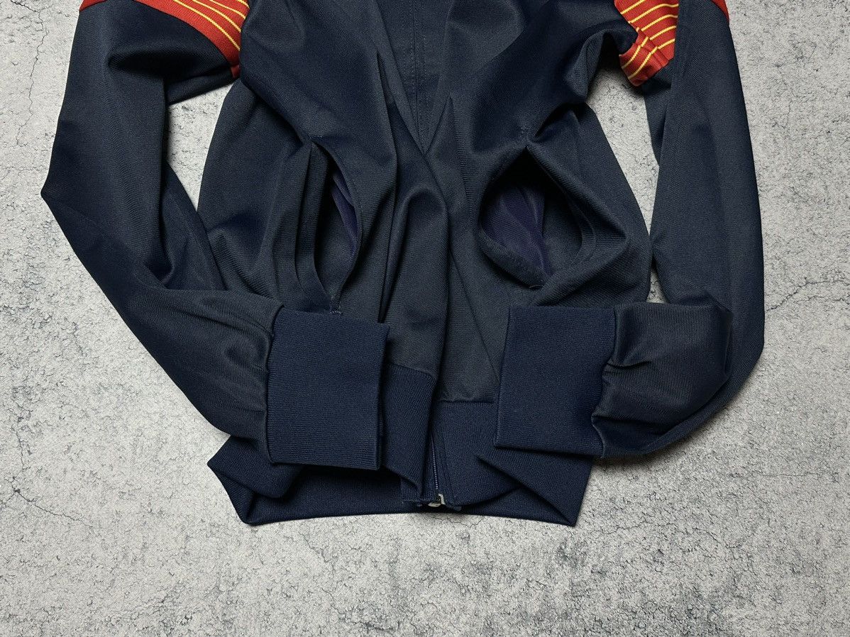 Adidas Vintage Adidas 80s Ventex Track Jacket Bomber Navy Blue Size US M / EU 48-50 / 2 - 12 Thumbnail