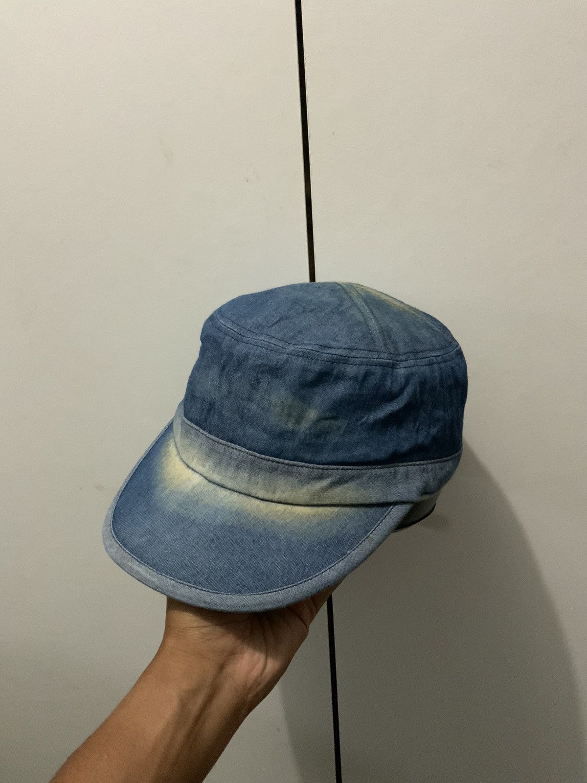 Japanese Brand Fade Archive Indigo Fitted Hat Cap Size ONE SIZE - 2 Thumbnail